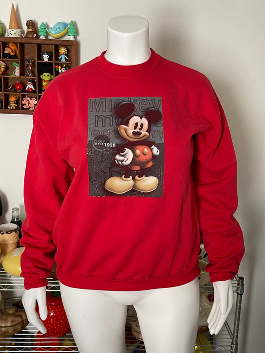 2000s Mickey Mouse crewneck sweater sz XL