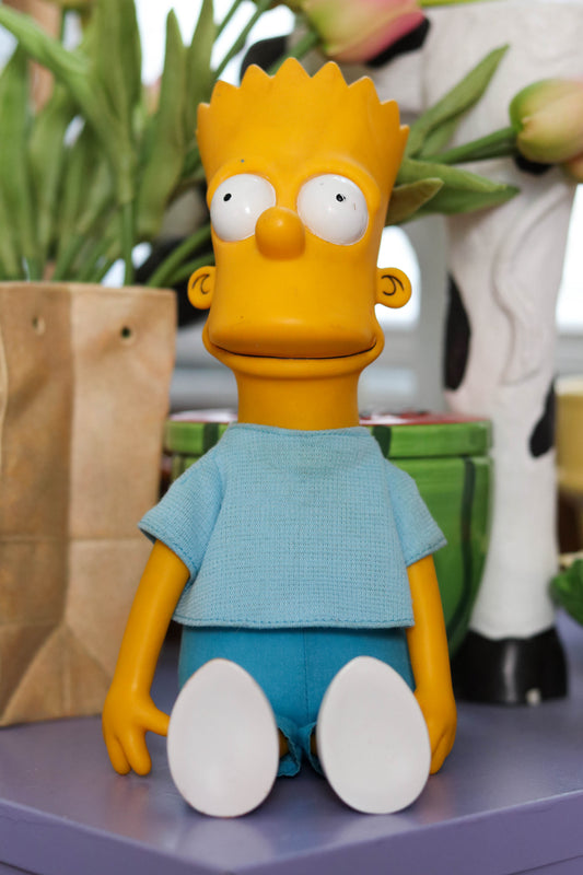 Vintage 90s Bart Simpson Vinyl Plush Doll