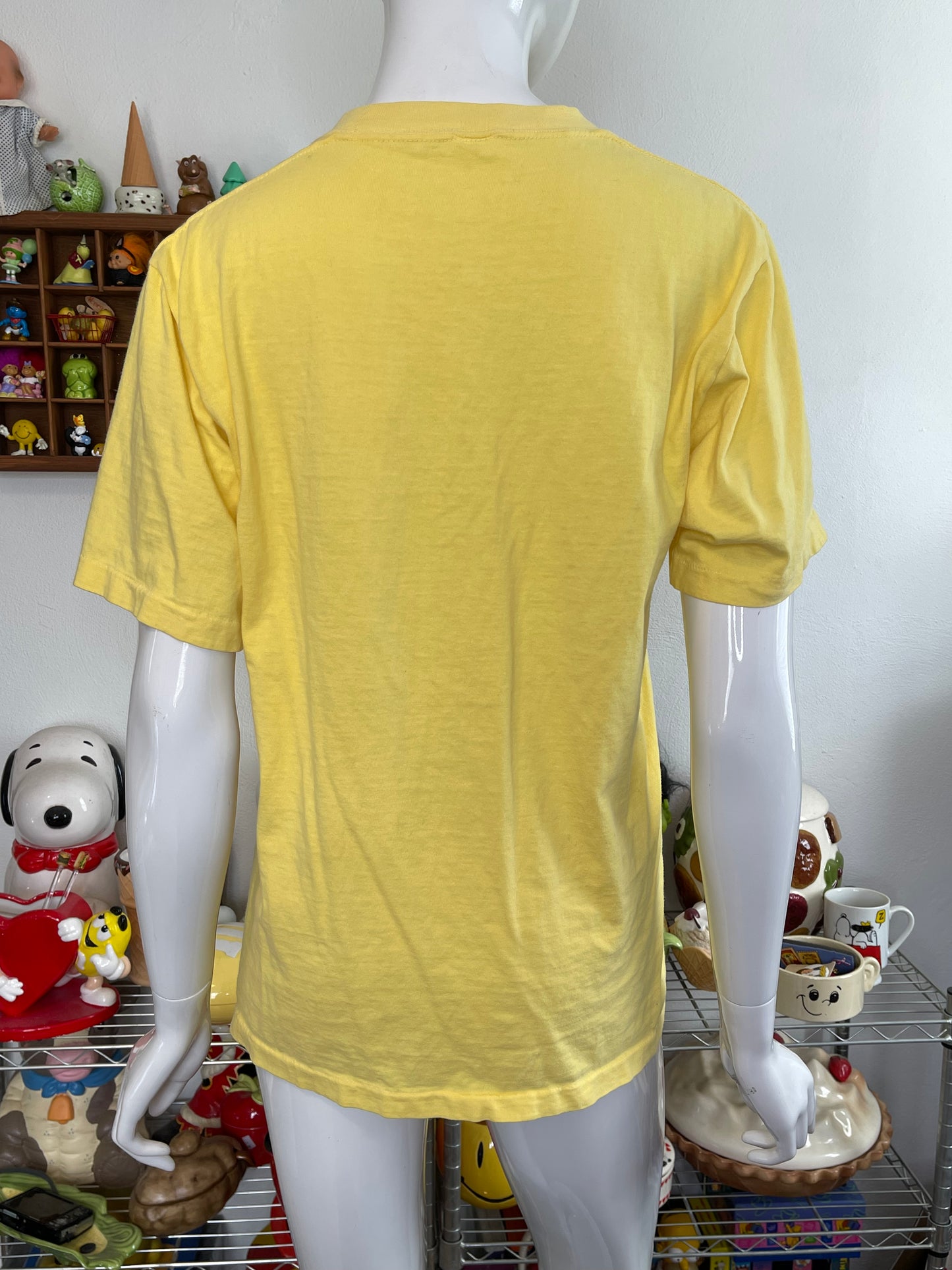 Vintage 70s Yellow Single Stitch Tee Sz M/L