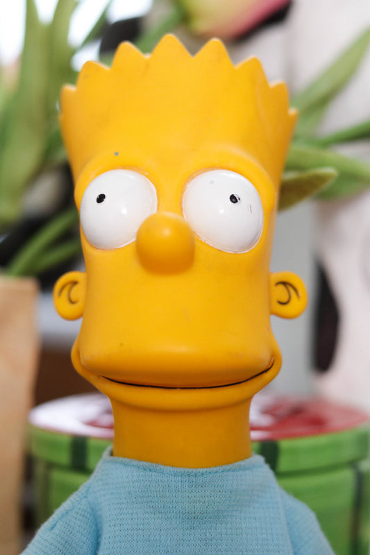 Vintage 90s Bart Simpson Vinyl Plush Doll