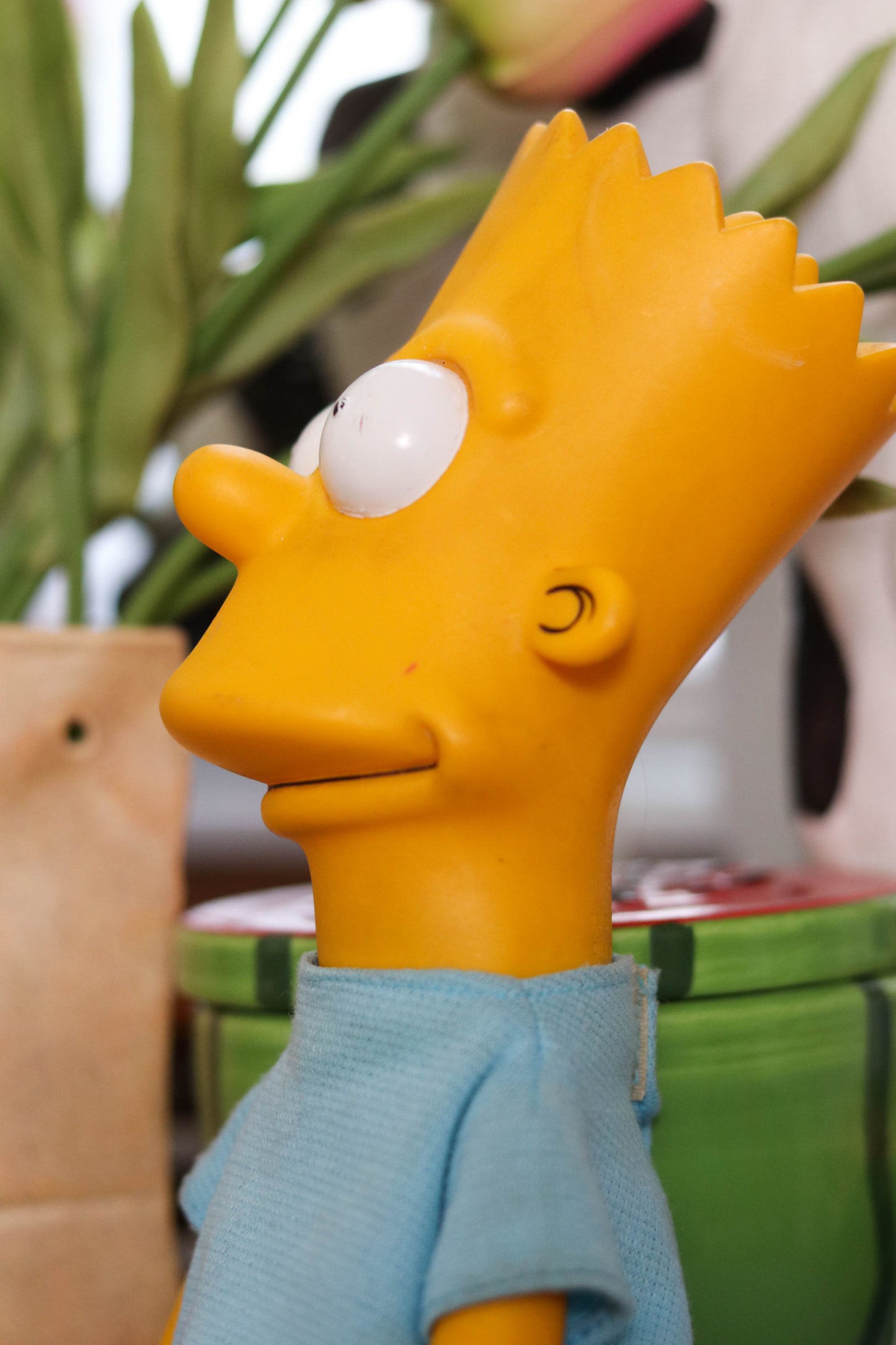 Vintage 90s Bart Simpson Vinyl Plush Doll