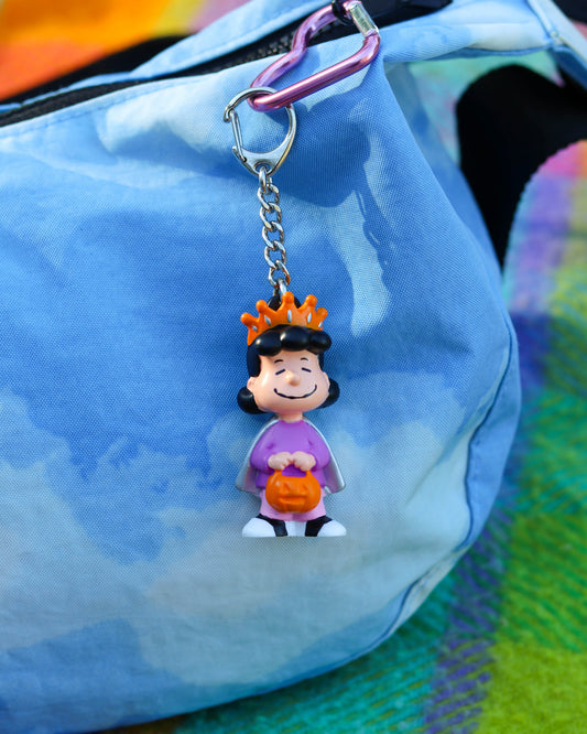 2000s Halloween Pumpkin Queen Lucy keychain + Case