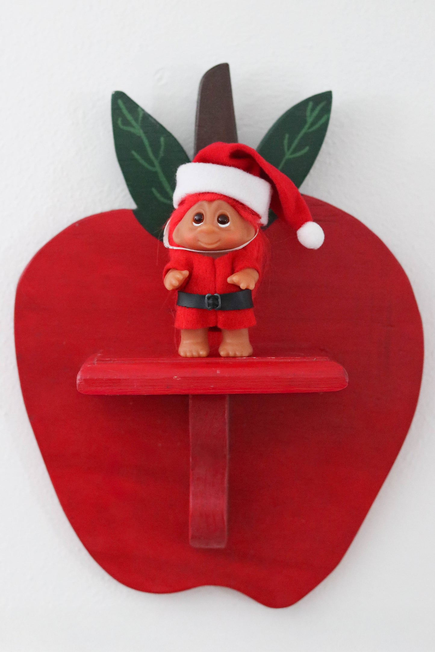Vintage 80s Santa Helper Dam Troll