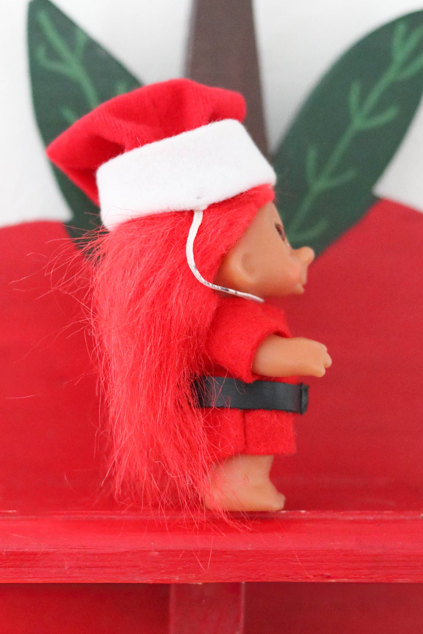 Vintage 80s Santa Helper Dam Troll