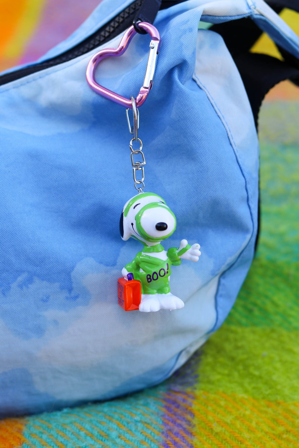 Vintage Snoopy Halloween Upcycled Keychains