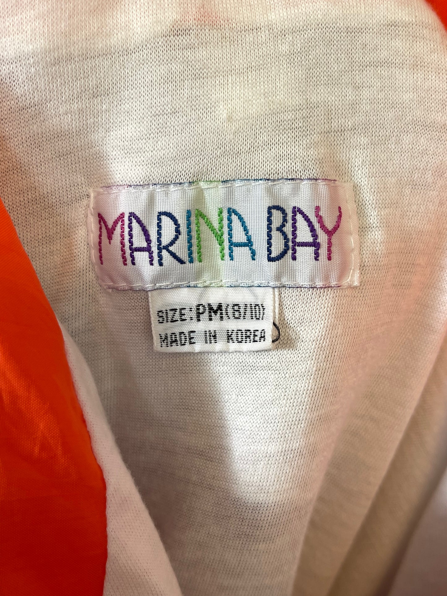 Vintage Colorblock Colorful Retro Windbreaker Jacket Sz M/P