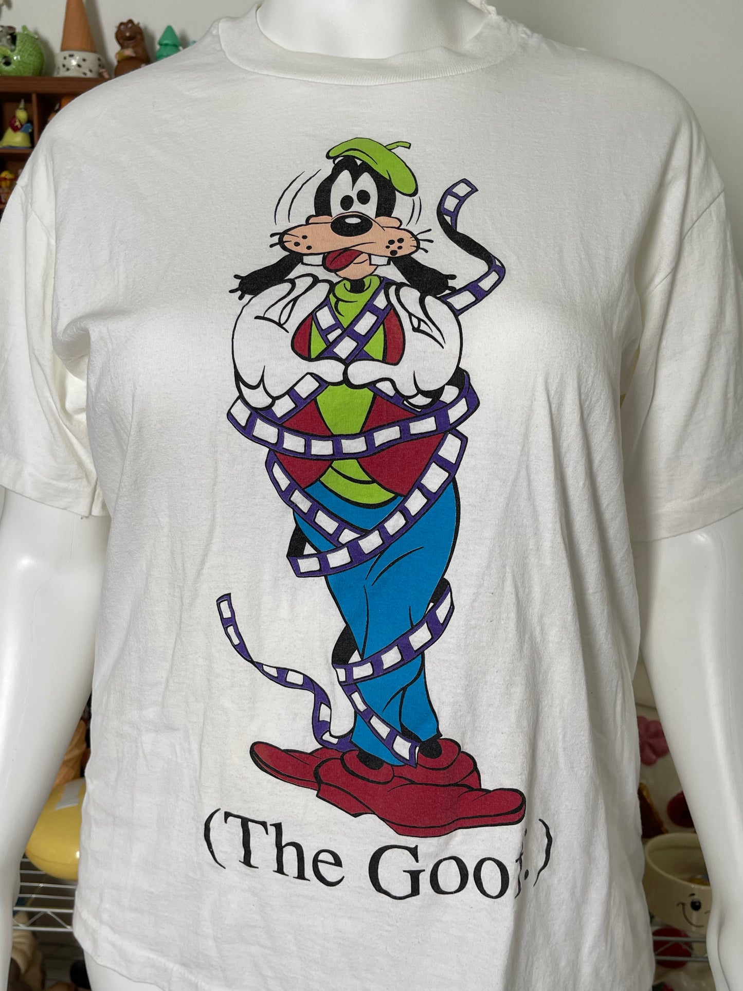 Vintage 90's Goofy film roll tee sz L/XL