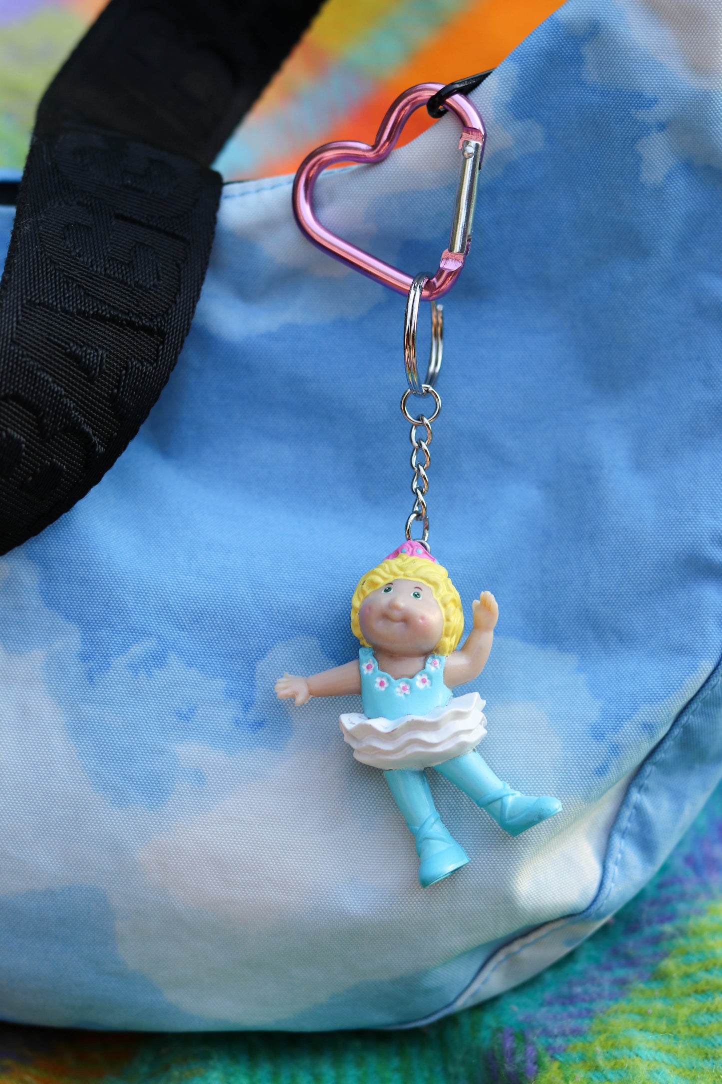 Vintage Upcycled Cabbage Patch Kids Keychains