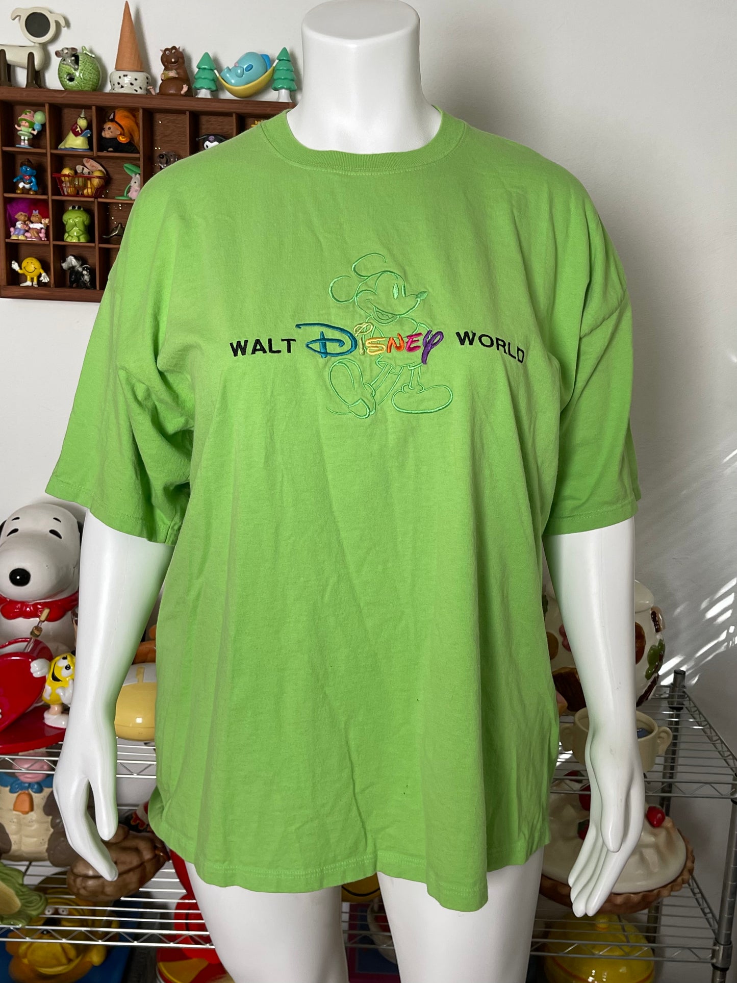 Vintage 90's Green Disney Tee sz XL / XXL