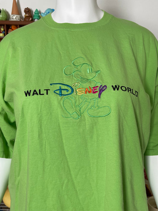 Vintage 90's Green Disney Tee sz XL / XXL