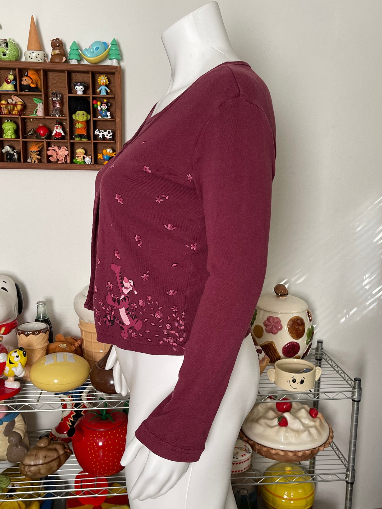 Vintage Tigger floral long sleeve top sz XL