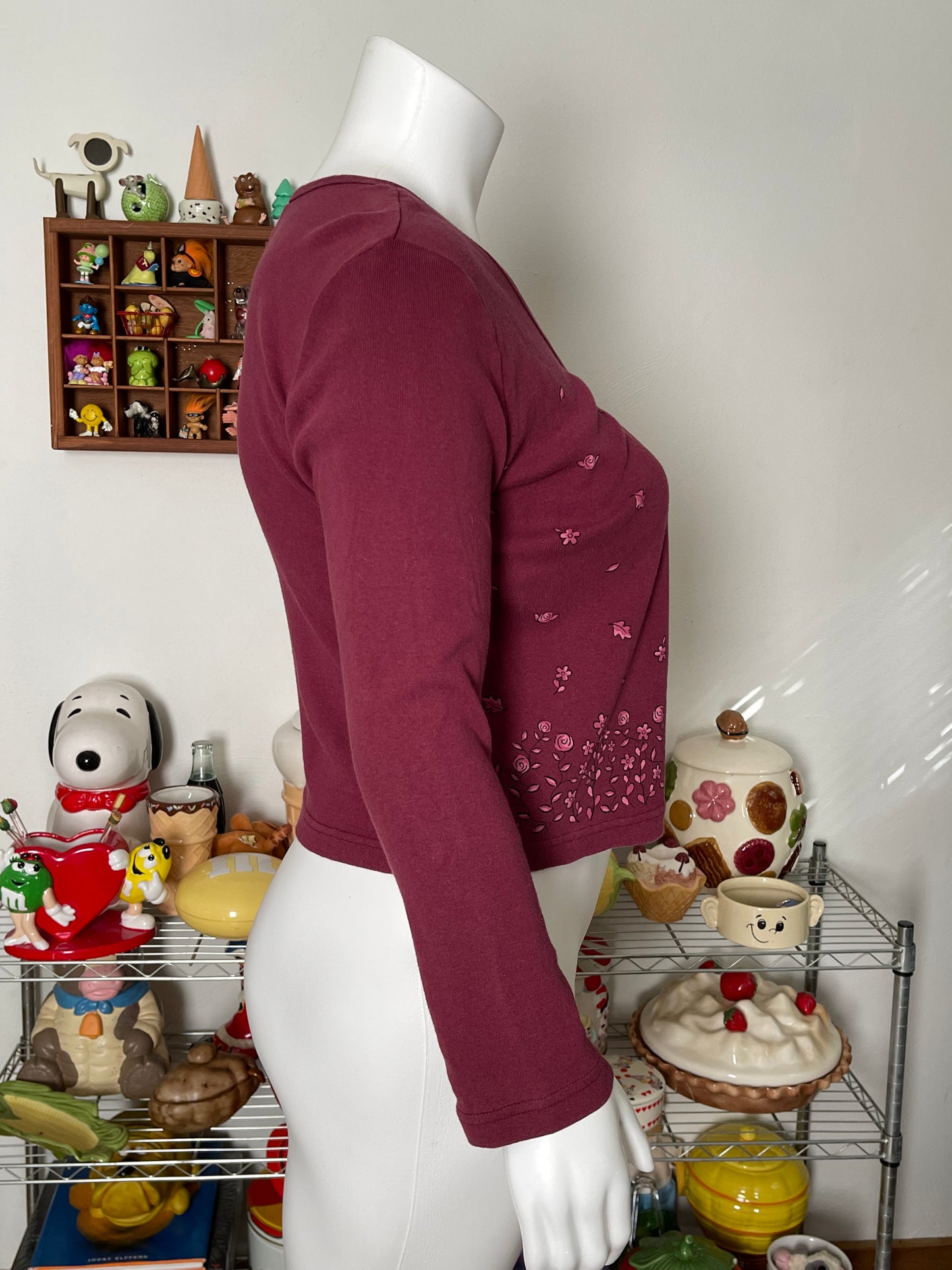 Vintage Tigger floral long sleeve top sz XL