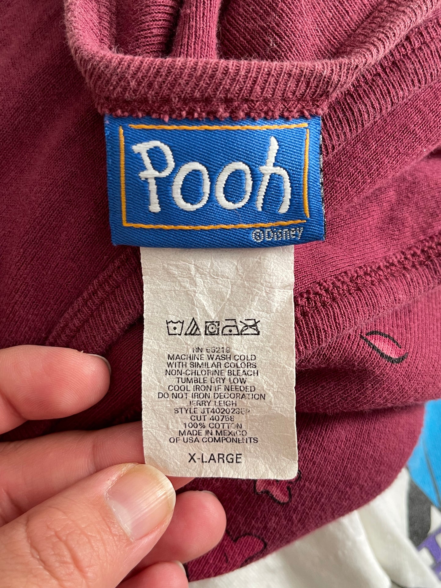 Vintage Tigger floral long sleeve top sz XL