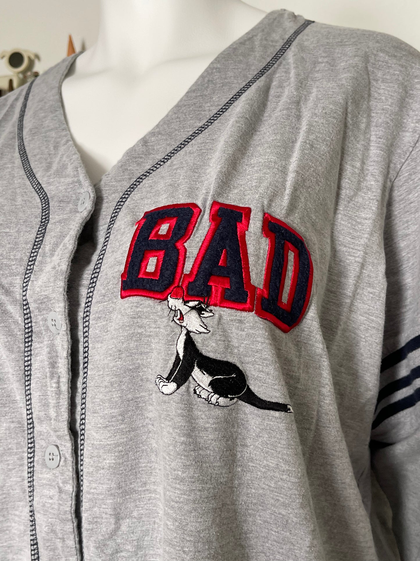 2000's Looney Tunes Plus Size Baseball long sleeve sz 2X