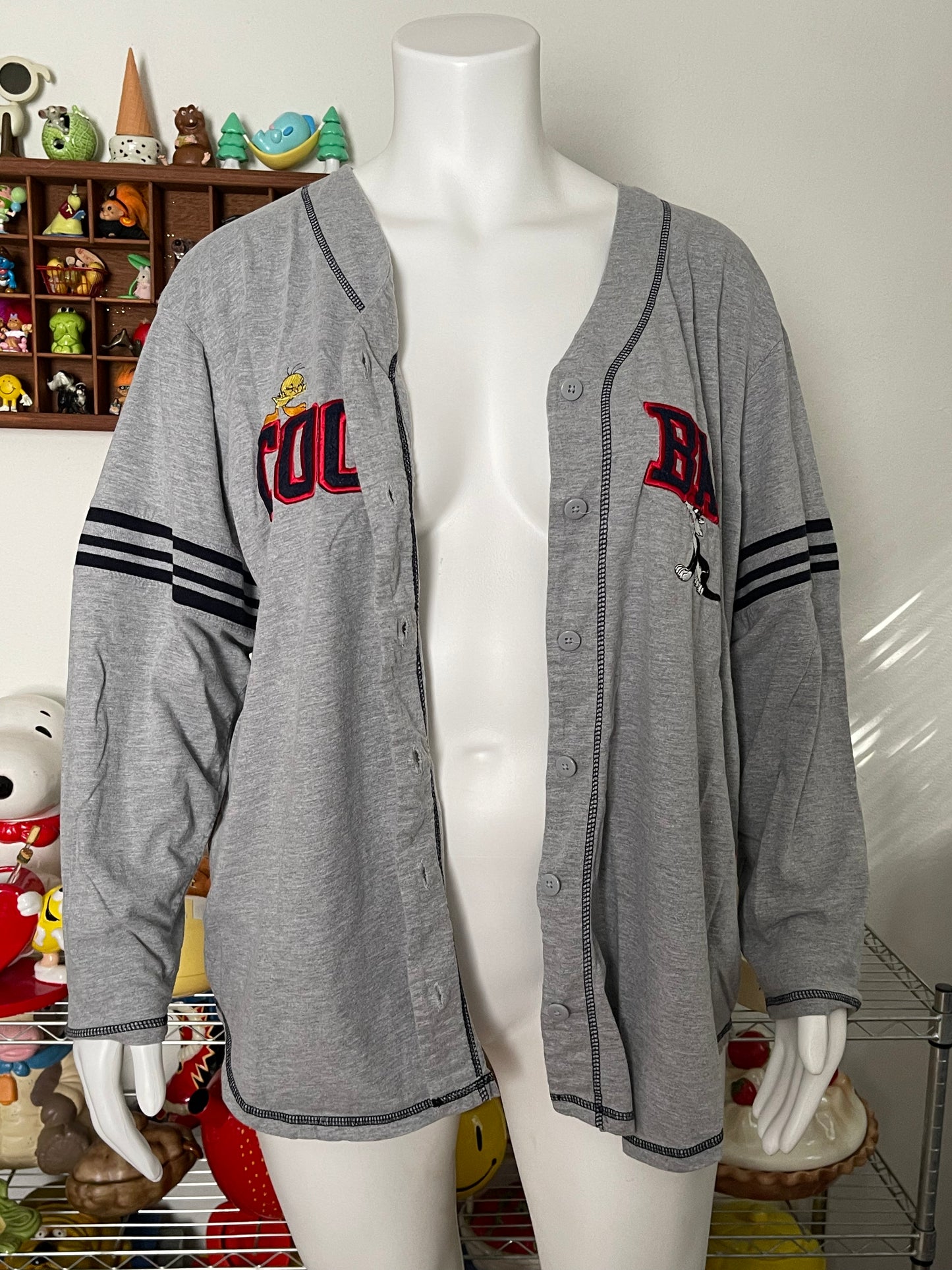 2000's Looney Tunes Plus Size Baseball long sleeve sz 2X