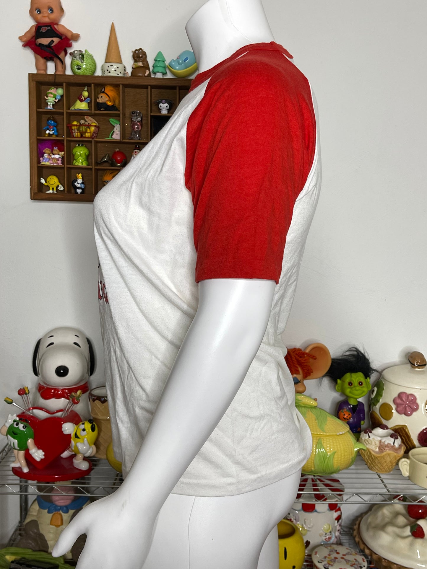 Vintage Mickey Mouse Disneyland Raglan Style Tee Sz L/XL