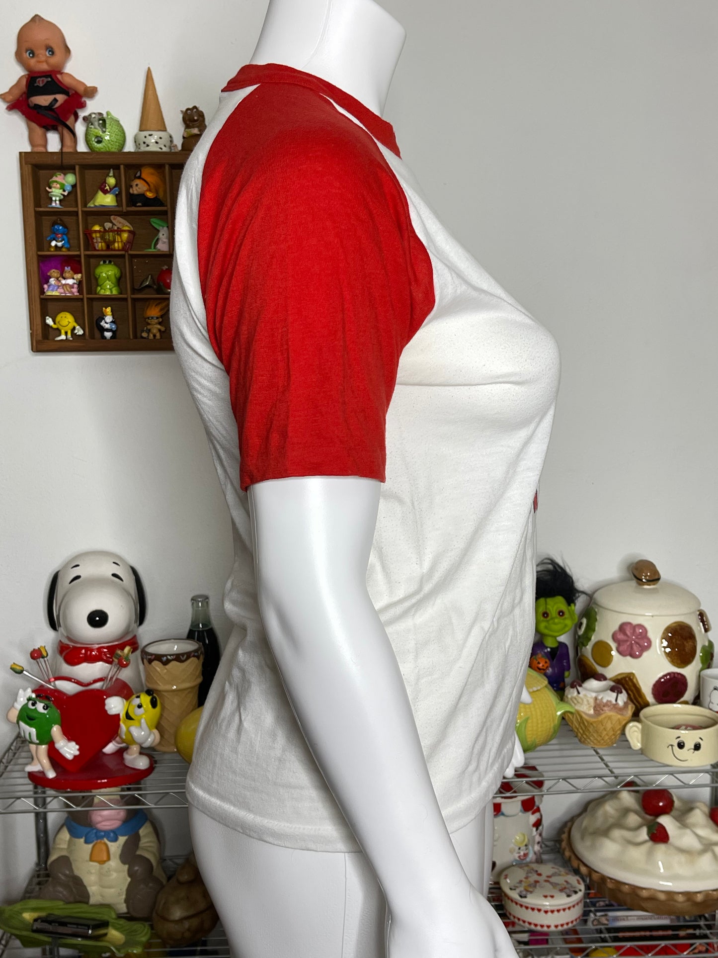 Vintage Mickey Mouse Disneyland Raglan Style Tee Sz L/XL