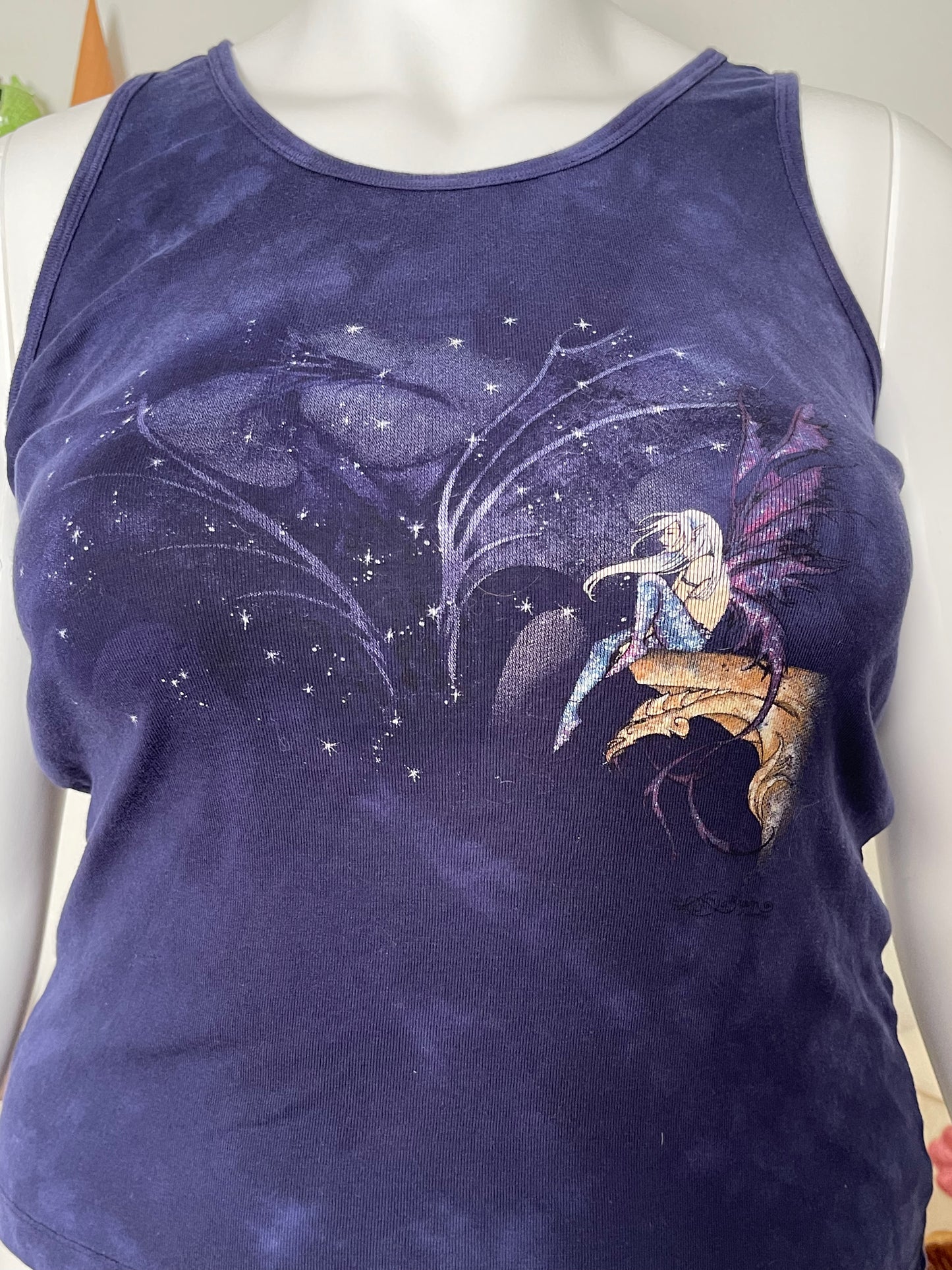 Y2K Dreaming fairy tank top sz XL