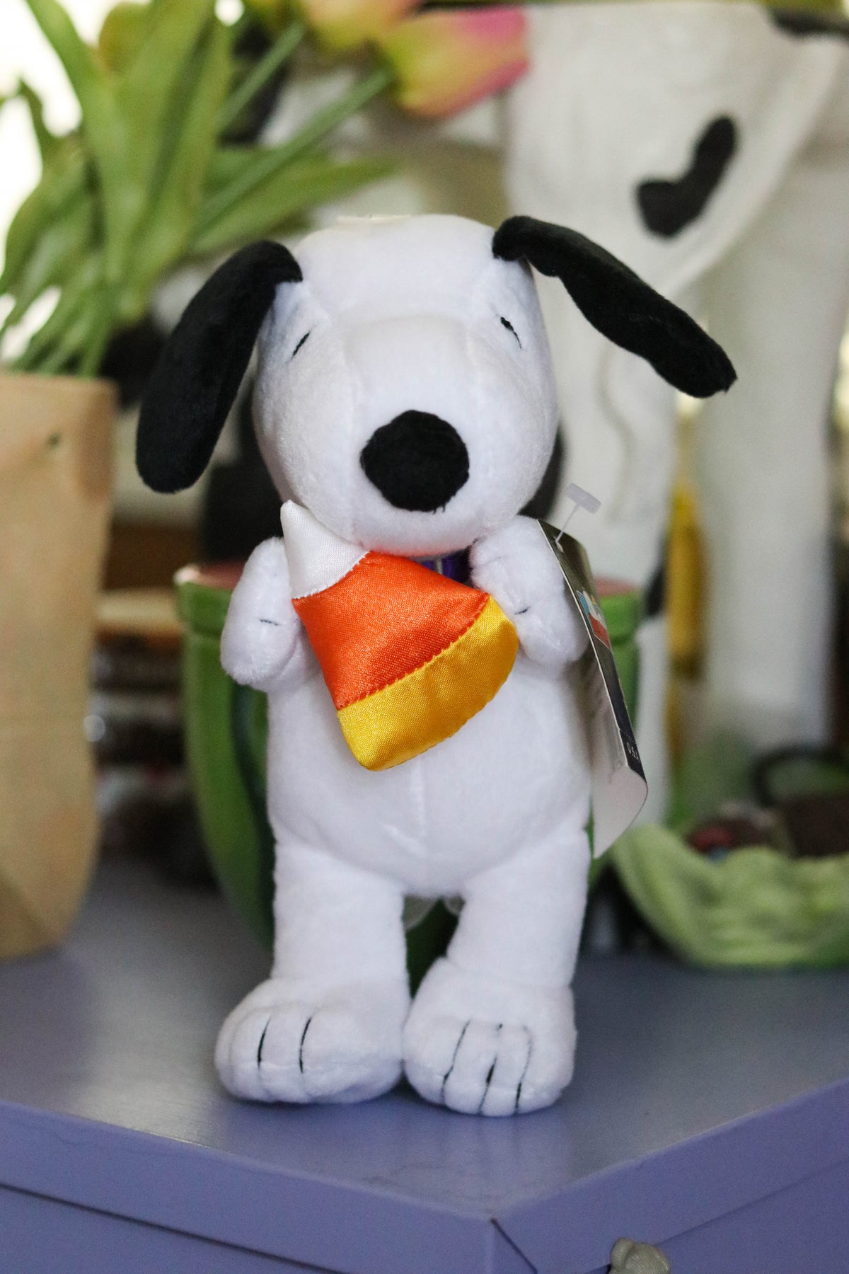 2000s Snoopy Holding Candy Corn Mini Plush