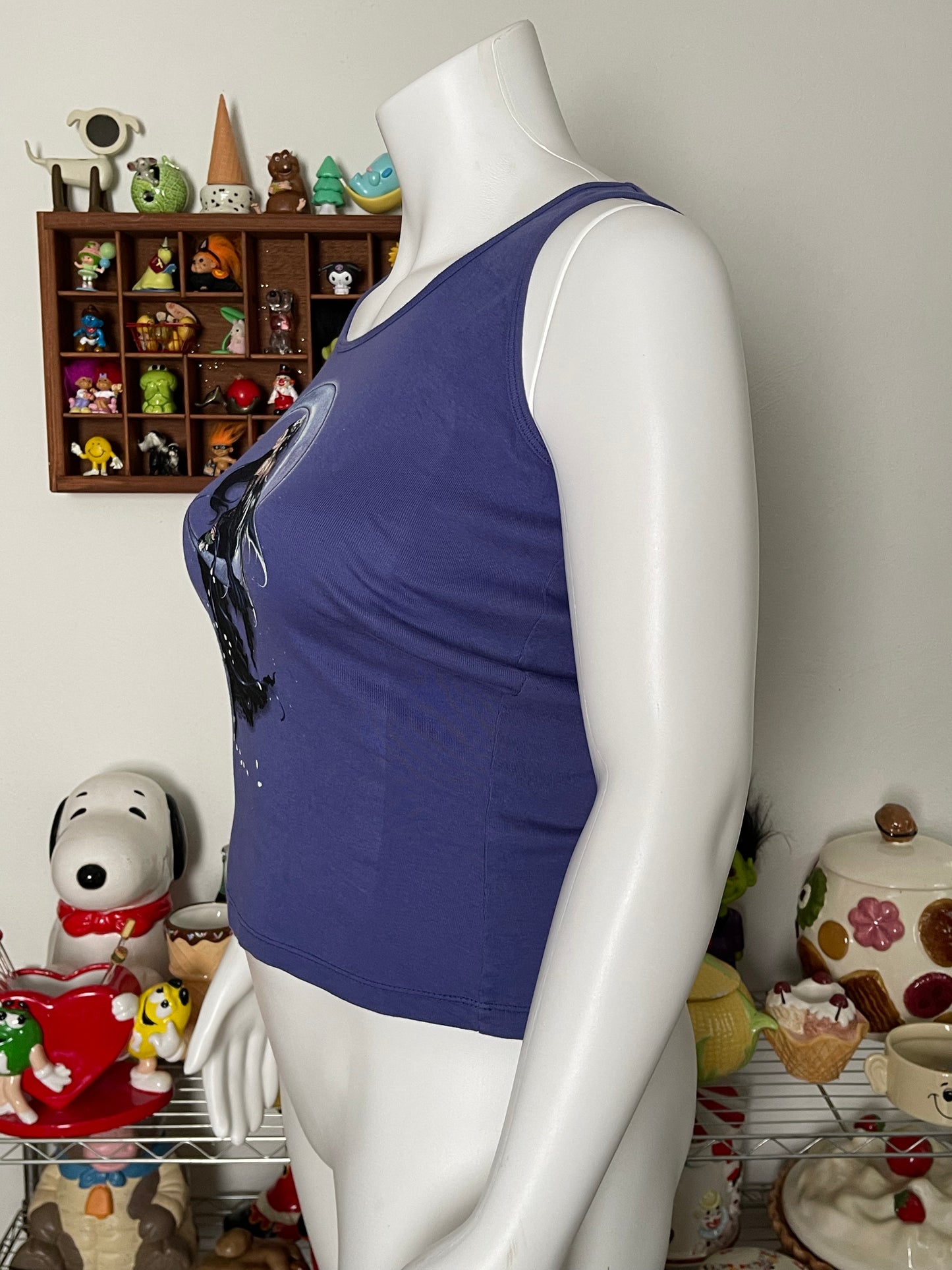 Y2K Purple dark angel fairy tank sz XL