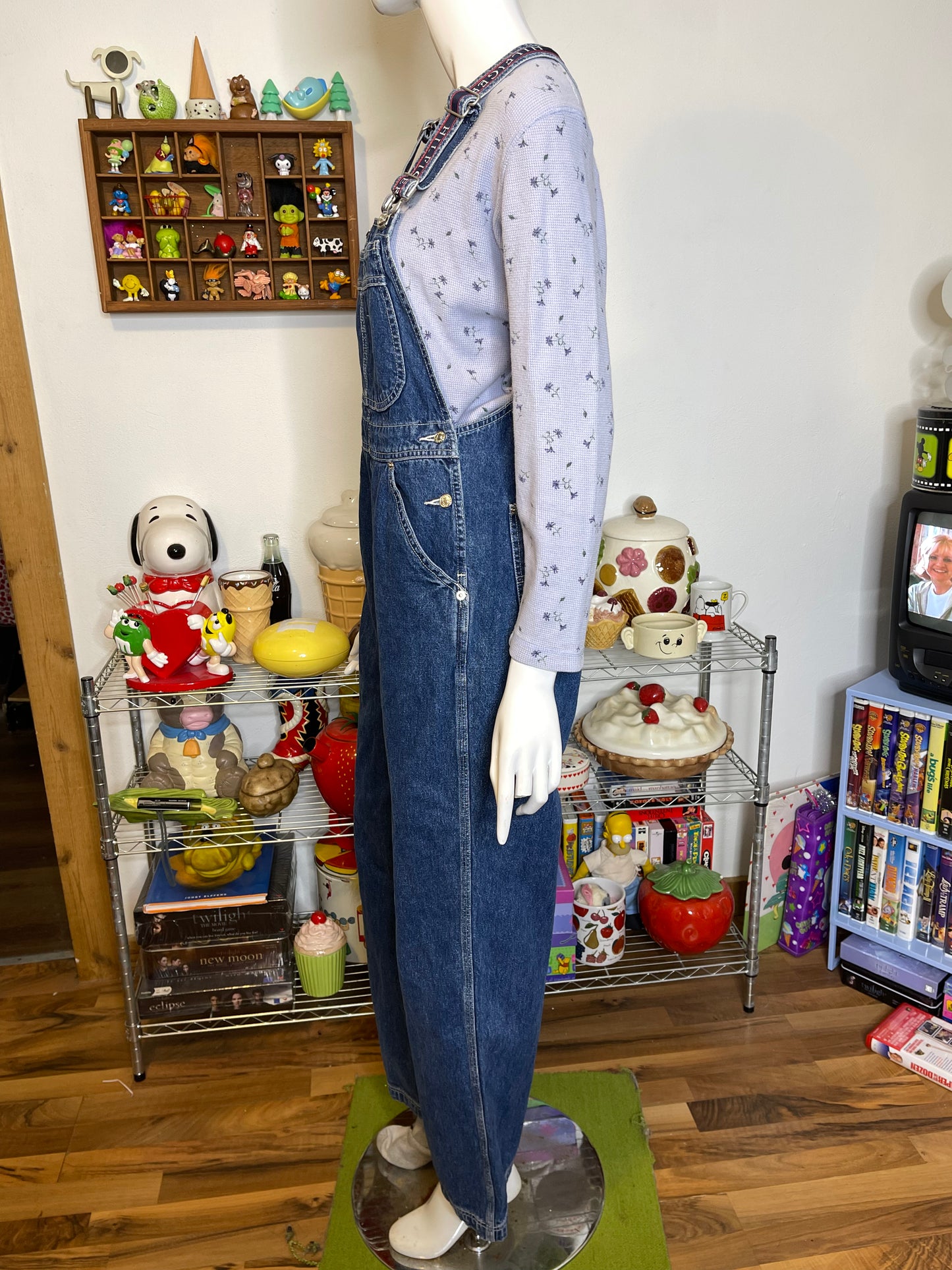 Vintage 2000s Tommy Hilfiger Denim Overalls Sz M