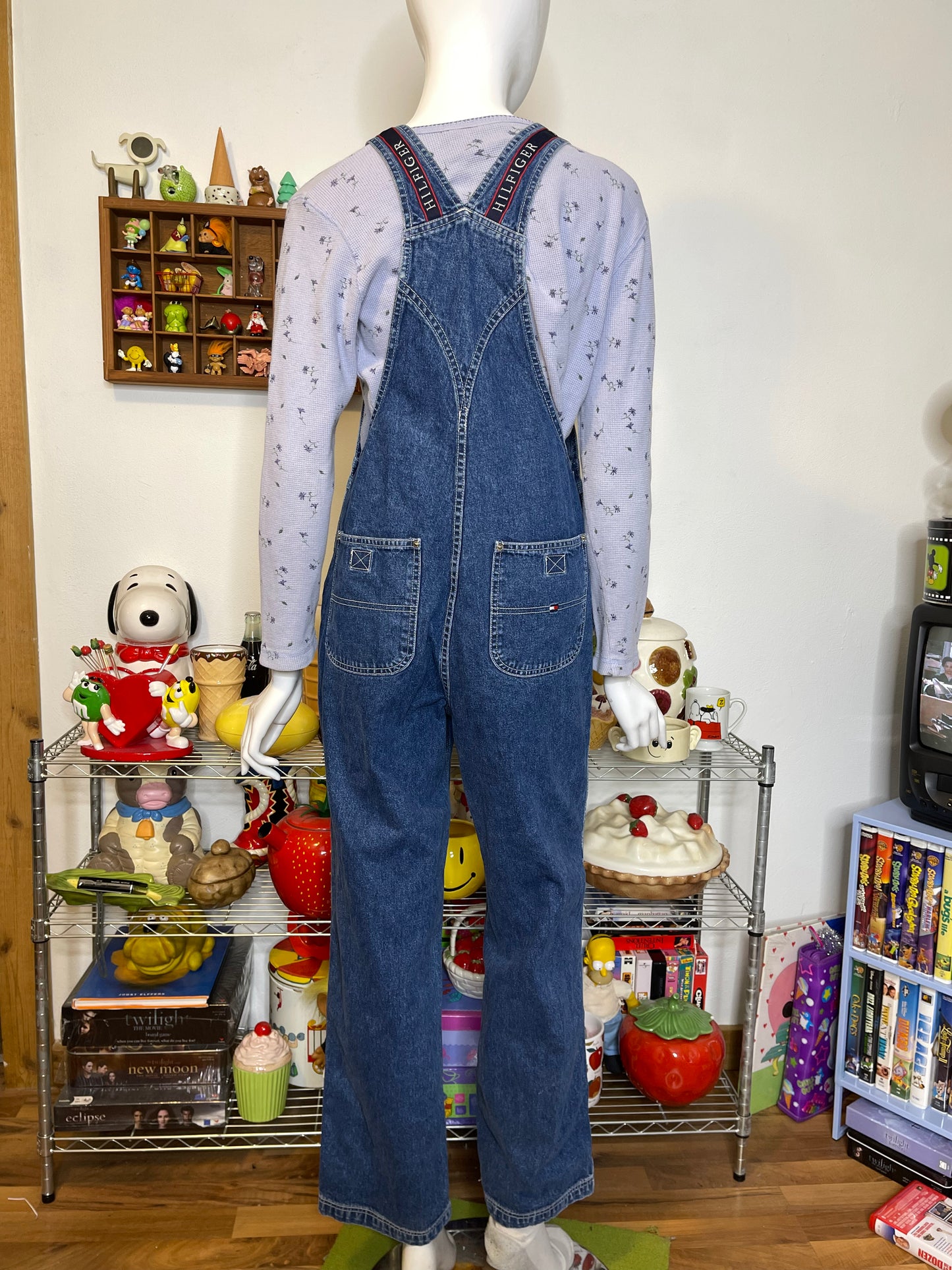 Vintage 2000s Tommy Hilfiger Denim Overalls Sz M