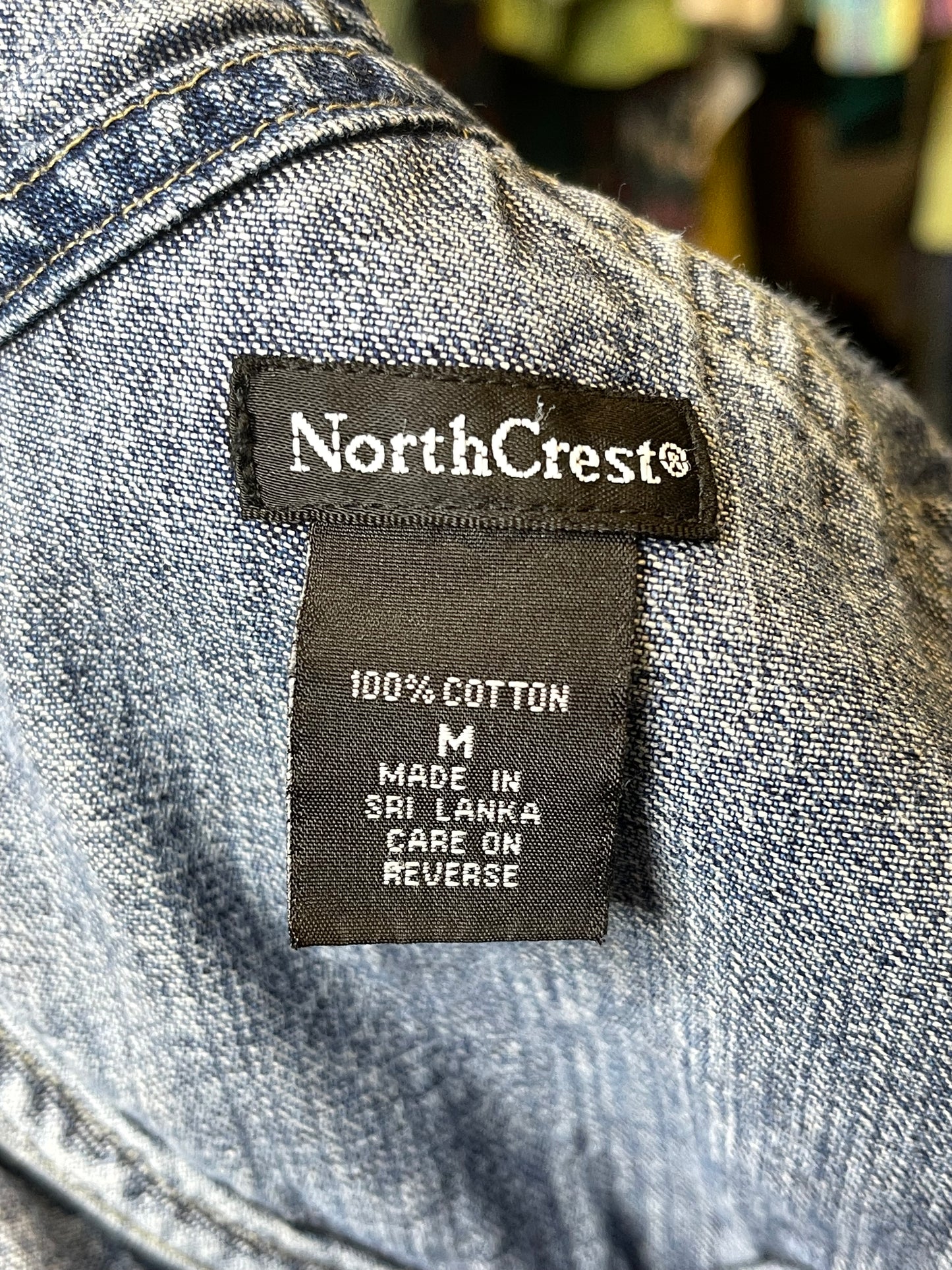 2000s Northcrest Dark Wash Denim Overalls Sz M