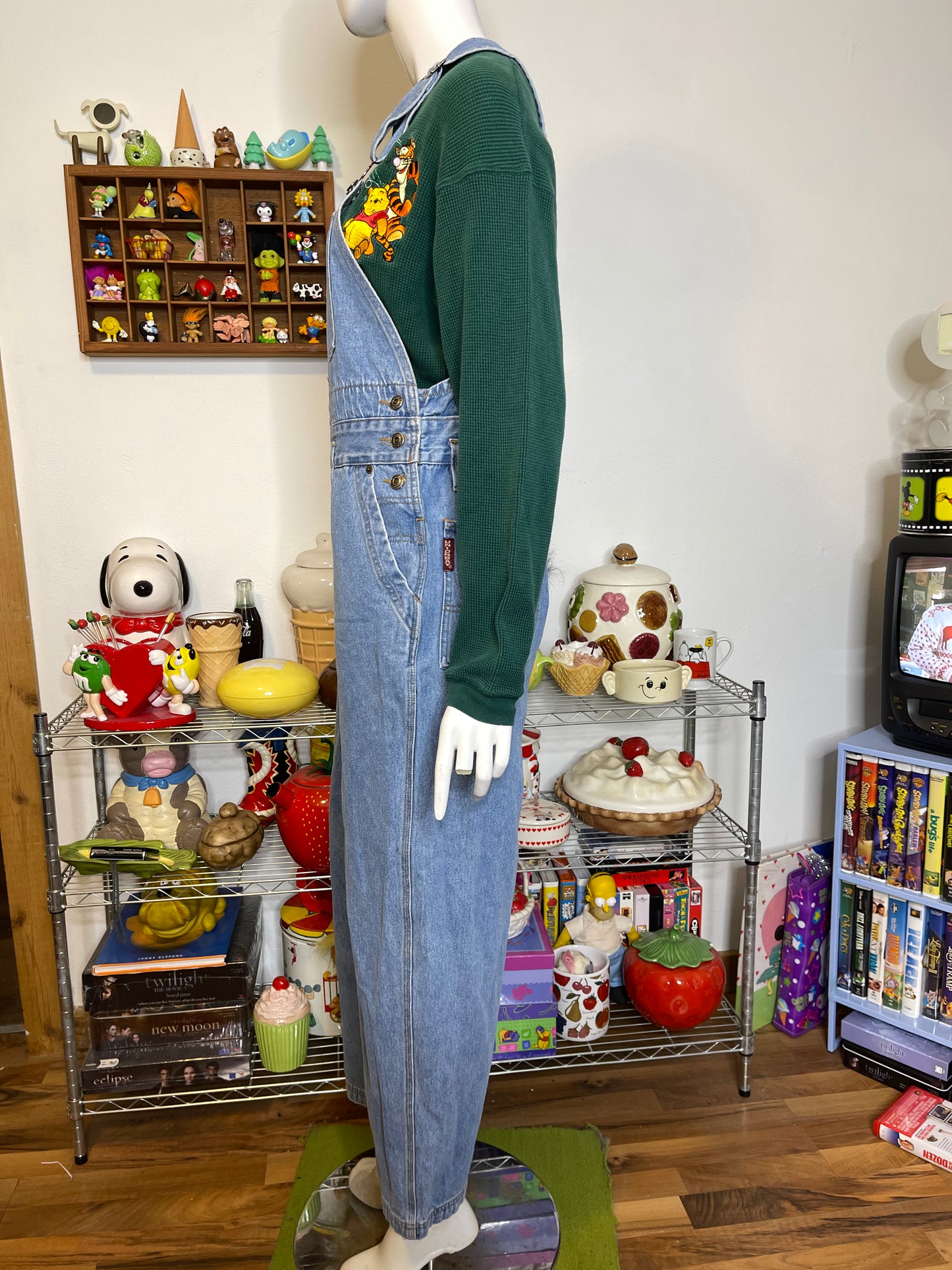 Vintage Light Wash UnionBay Denim Overalls Sz M