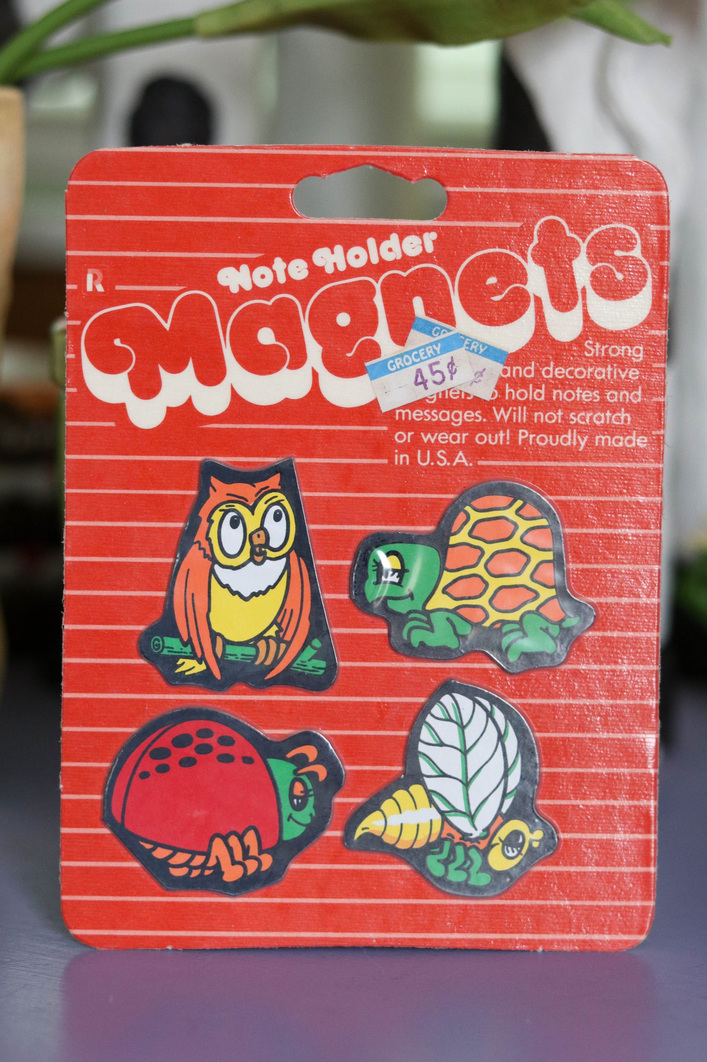Vintage Deadstock Animal Magnets Note Holders (C)
