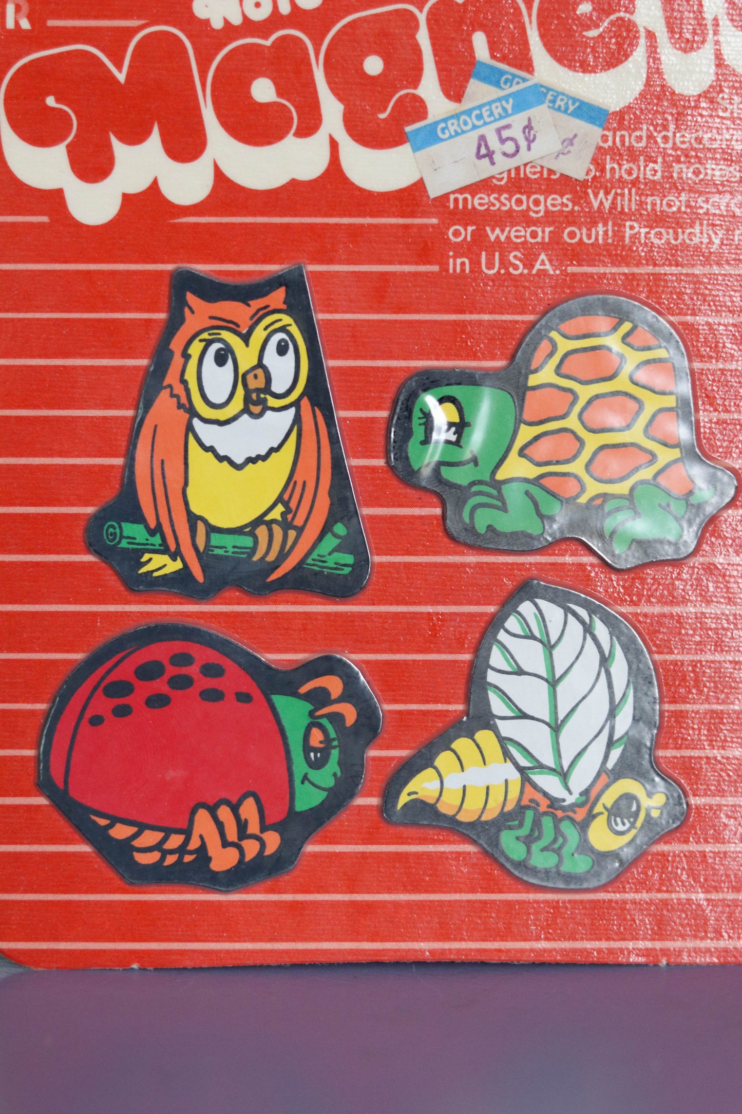 Vintage Deadstock Animal Magnets Note Holders (C)
