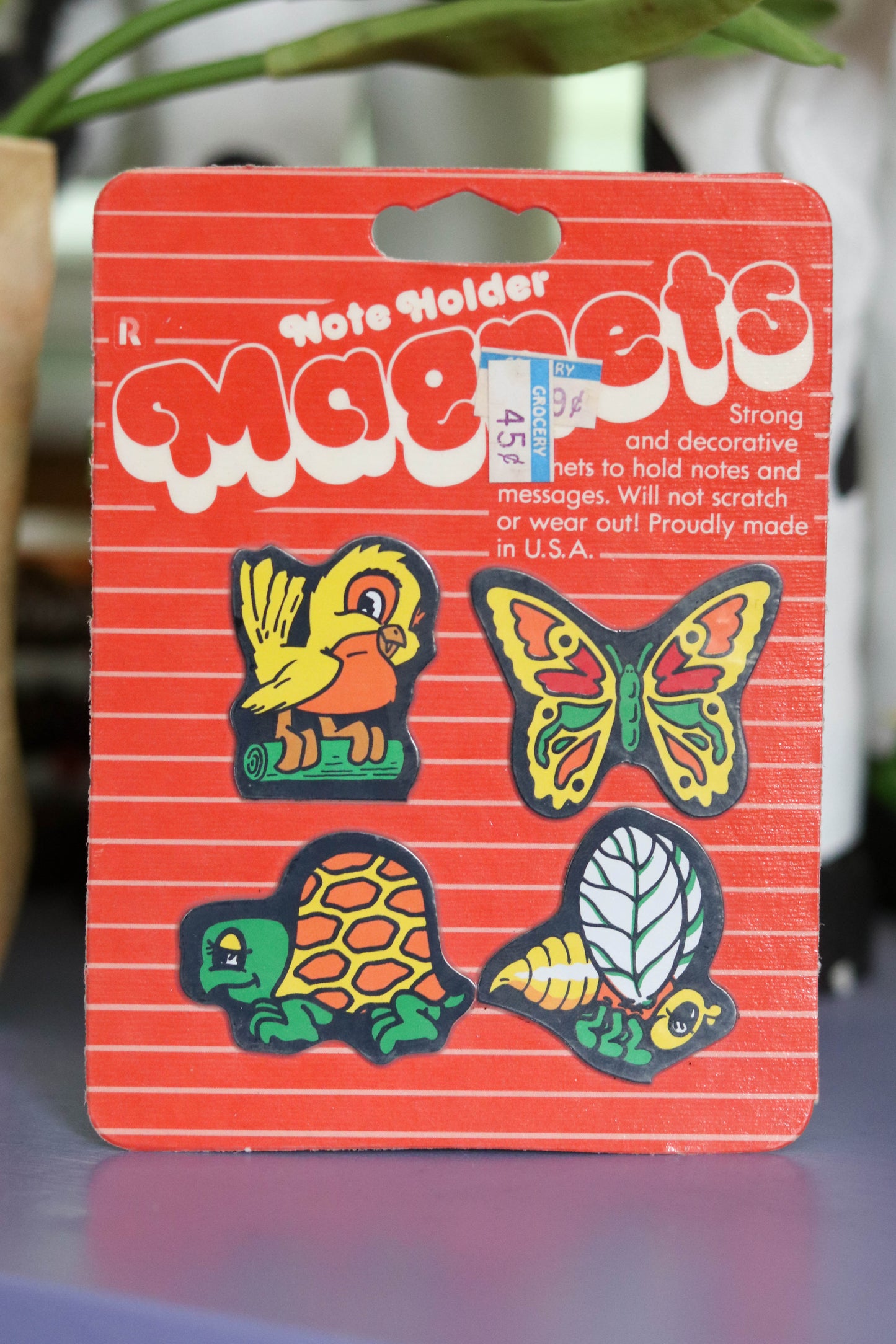 Vintage Deadstock Animal Magnets Note Holders (B)
