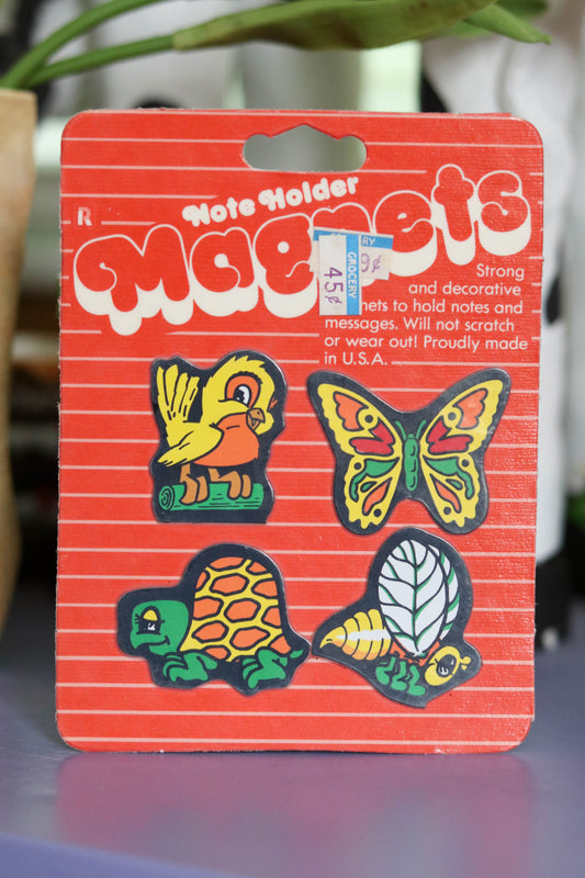 Vintage Deadstock Animal Magnets Note Holders (B)