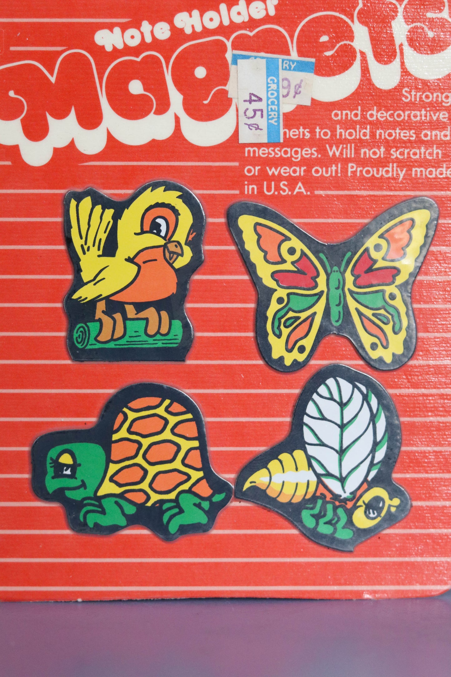 Vintage Deadstock Animal Magnets Note Holders (B)