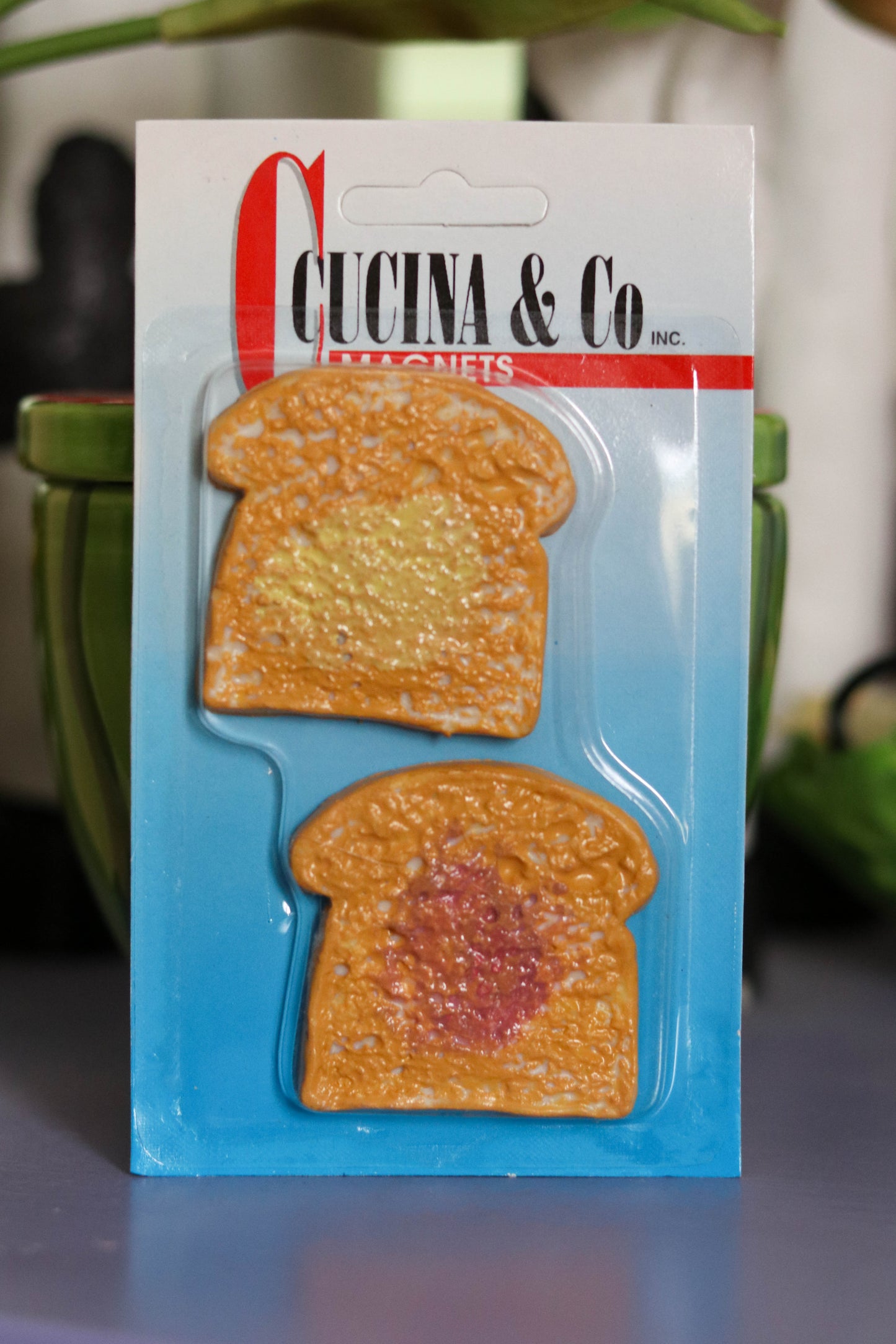 2000s Deadstock Butter & Jelly Toast Magnets