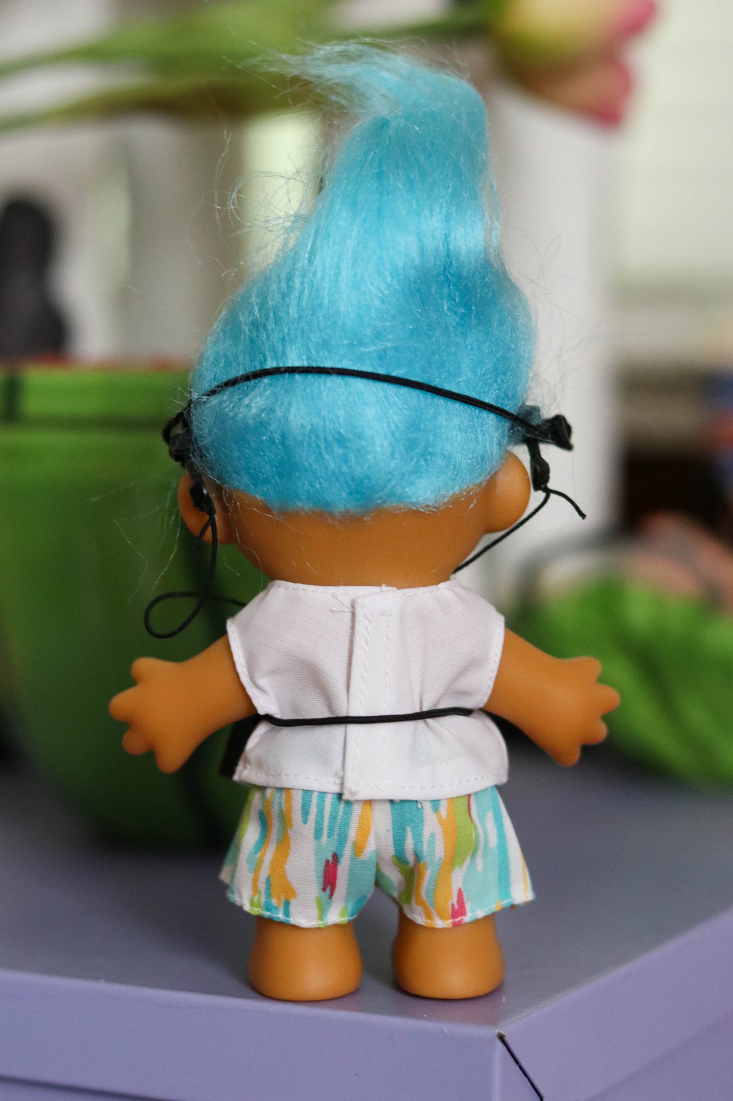 Vintage Summer Walkman Troll Doll