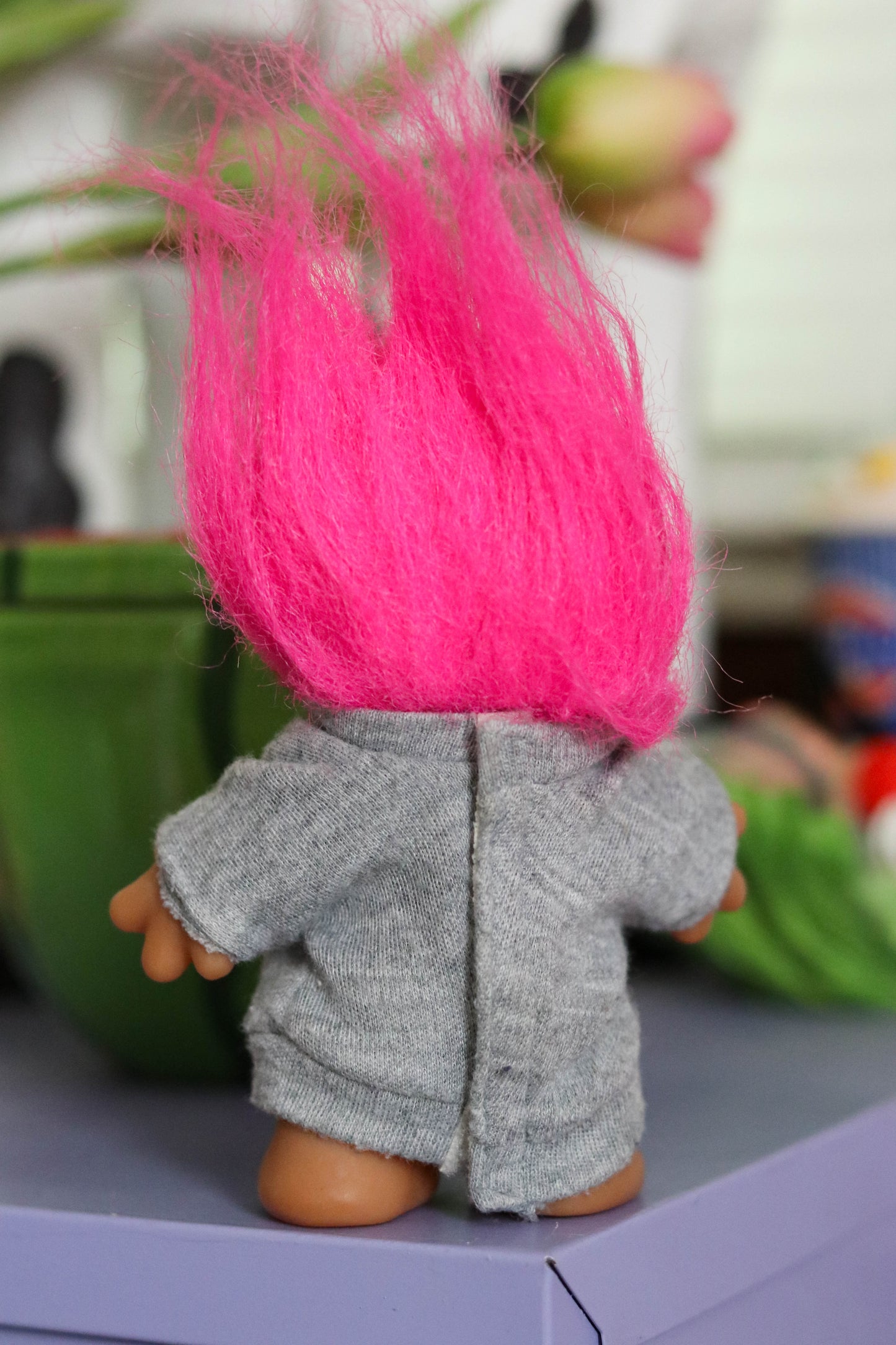 Vintage 80s Hooked On Hockey Damn Troll Doll