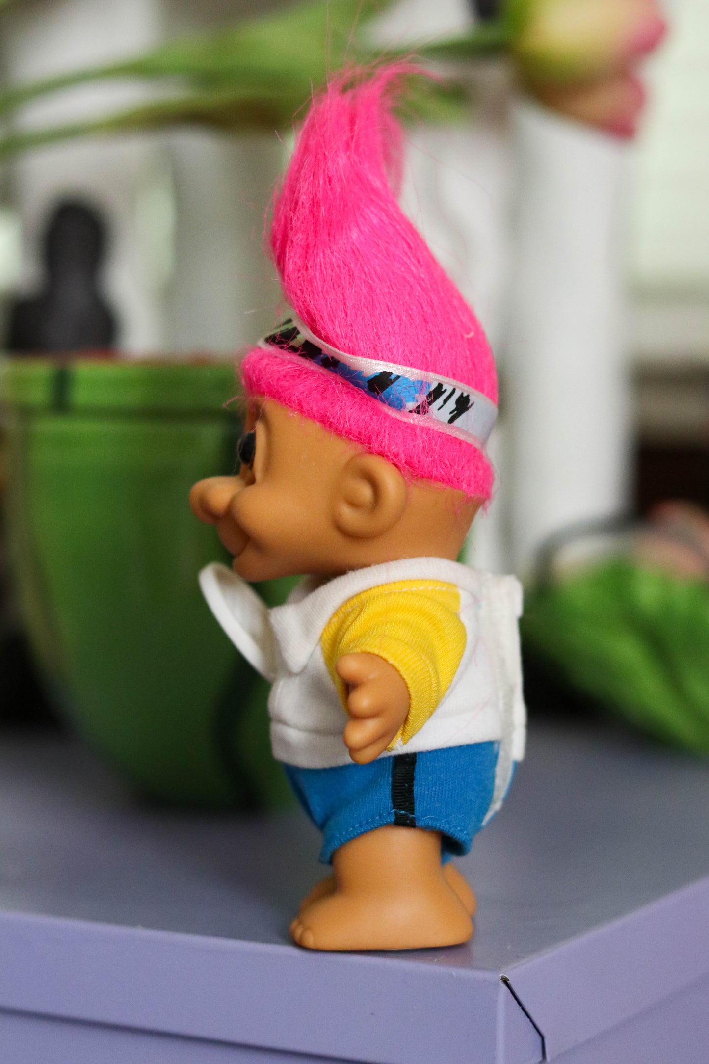 Vintage Tennis Player Troll Doll