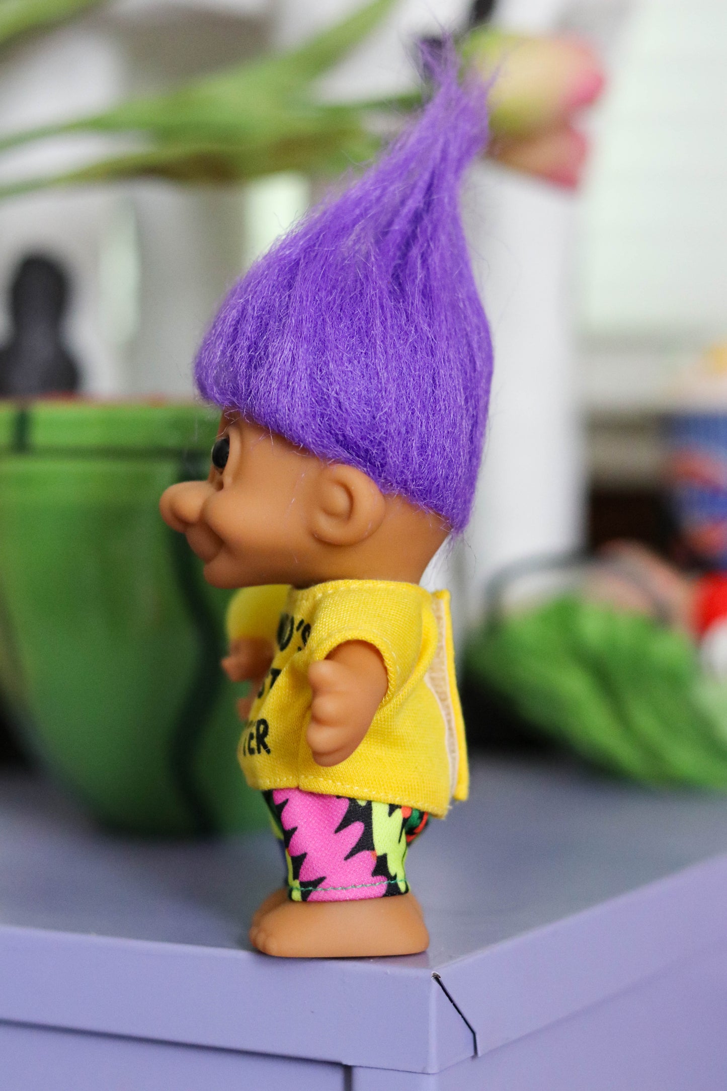 Vintage World's Best Babysitter Troll Doll