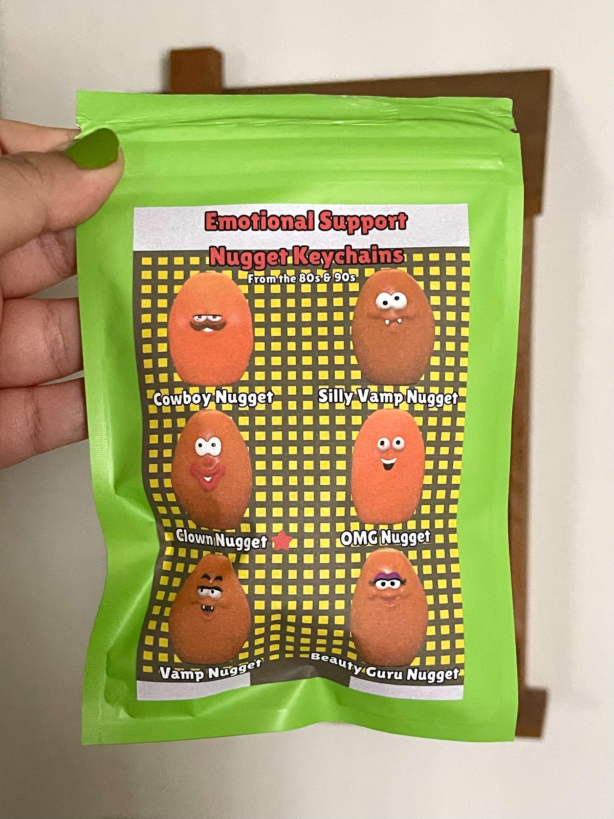 Vintage Emotional Support Nugget Keychain Blind Bags (1)