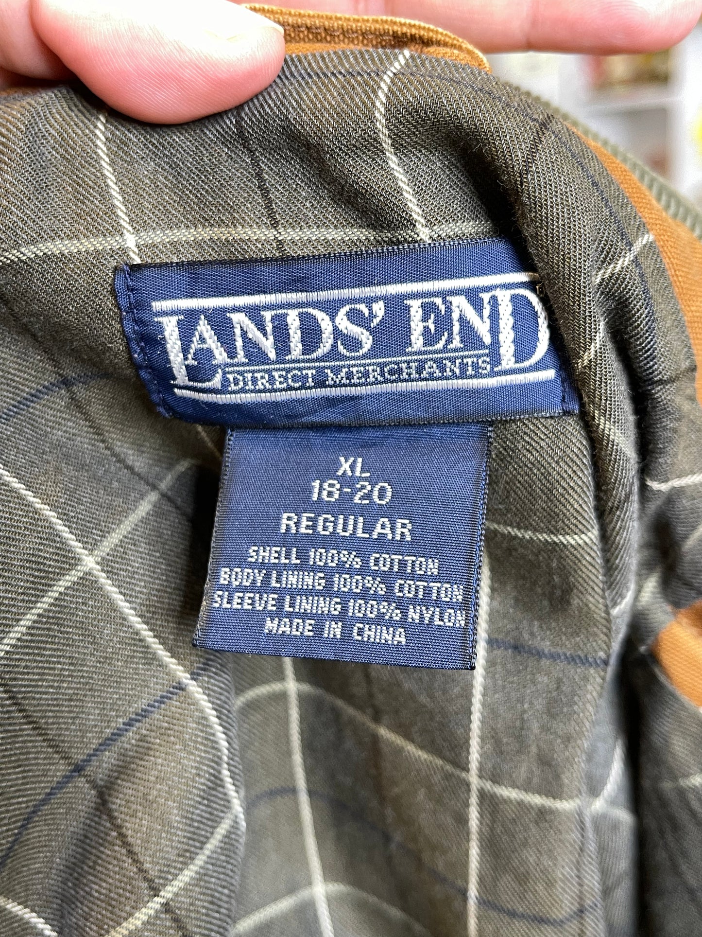 Vintage Golden Brown Barn Coat Sz XL