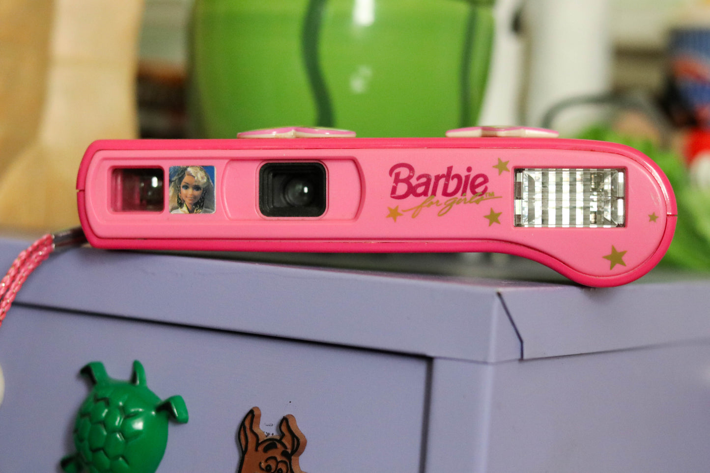 Vintage 90s Pink Barbie Hollywood Star 110 Film Camera