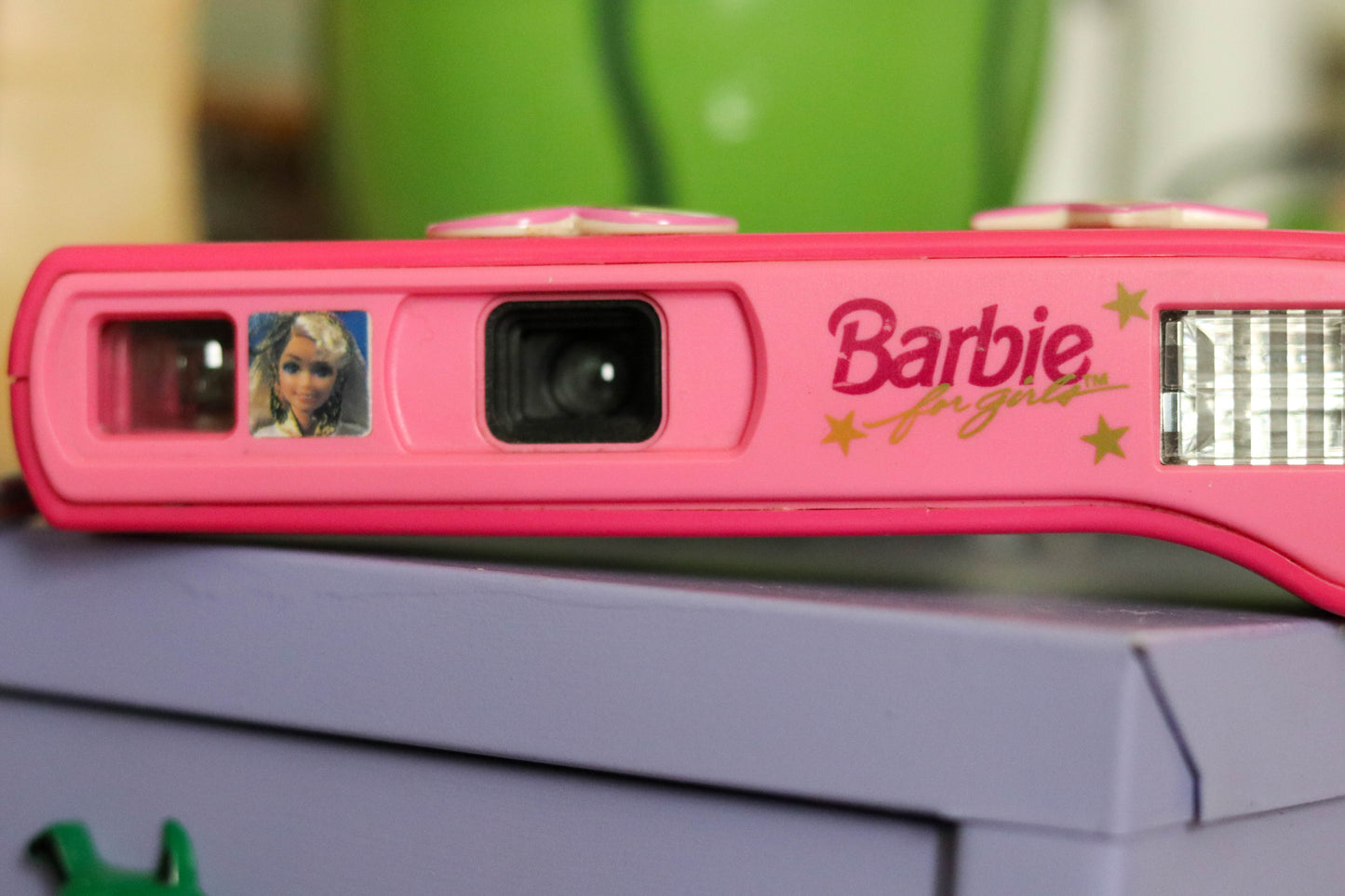 Vintage 90s Pink Barbie Hollywood Star 110 Film Camera