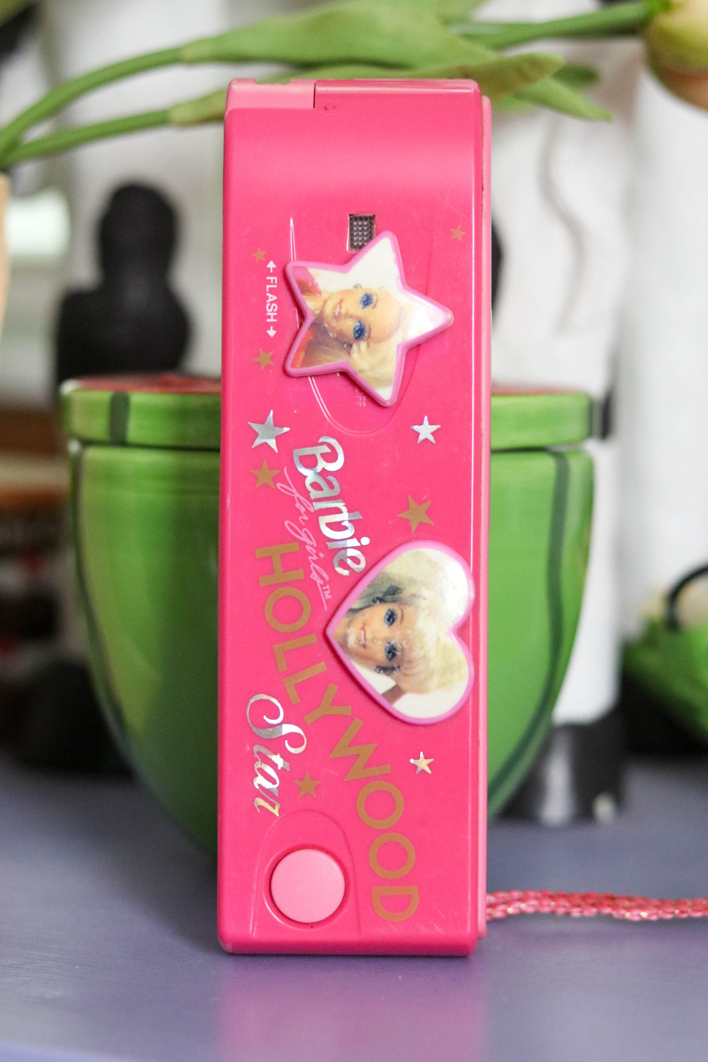 Vintage 90s Pink Barbie Hollywood Star 110 Film Camera