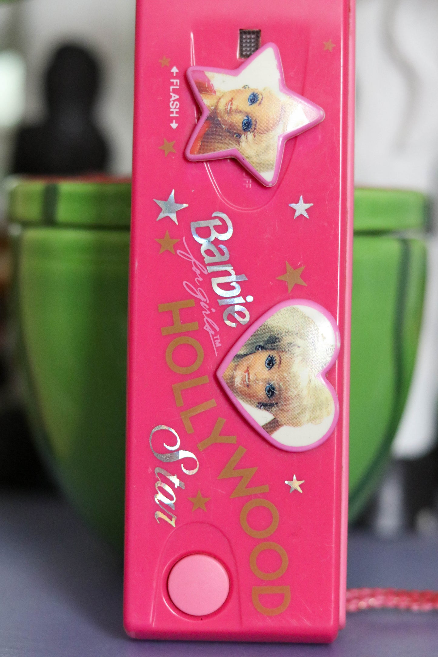 Vintage 90s Pink Barbie Hollywood Star 110 Film Camera