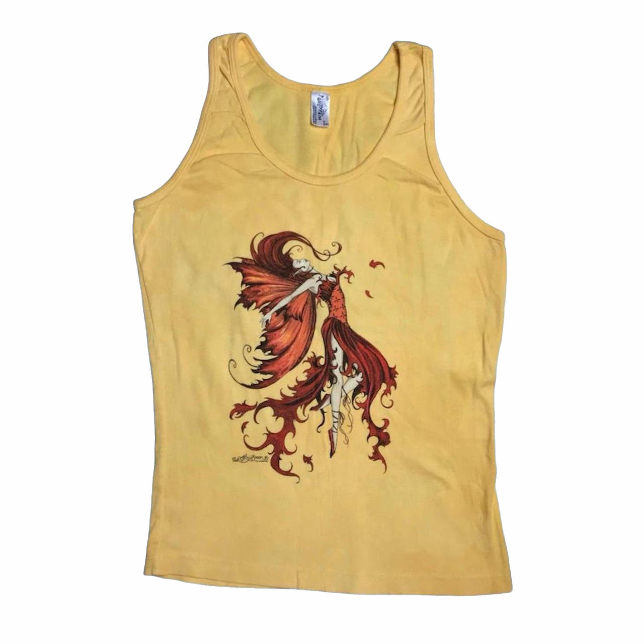 Y2K Fall fairy graphic tank top sz L