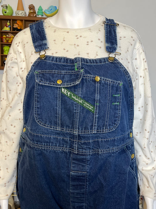 2000s floral cream waffle knit long sleeve sz XL