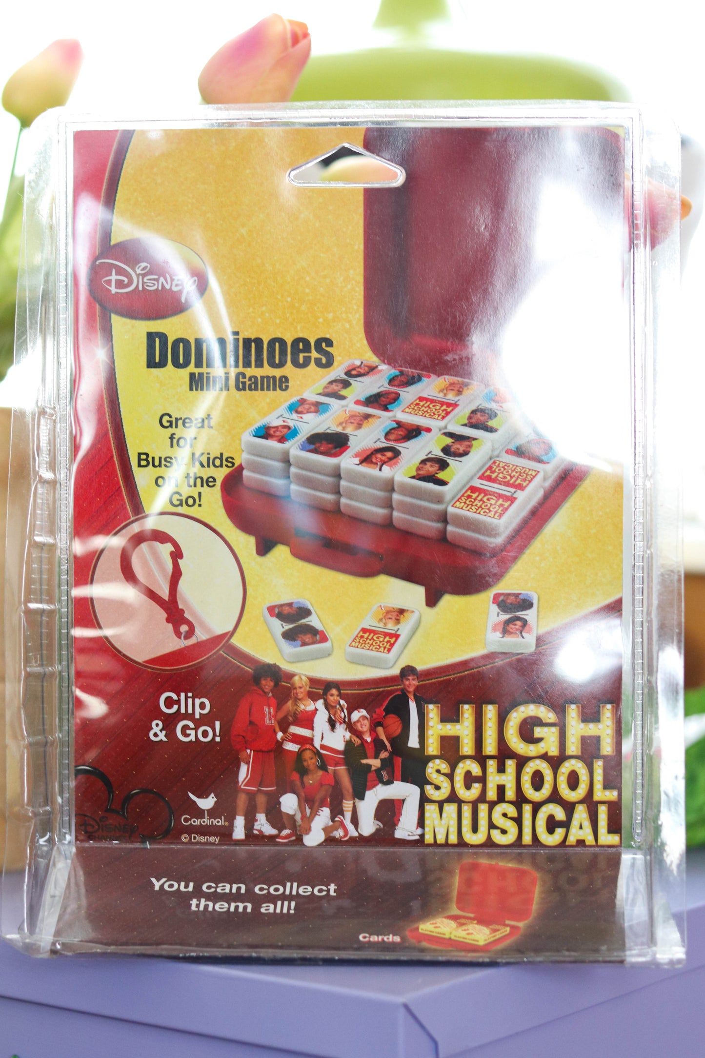 High School Musical Disney Dominoes Mini Game keychain