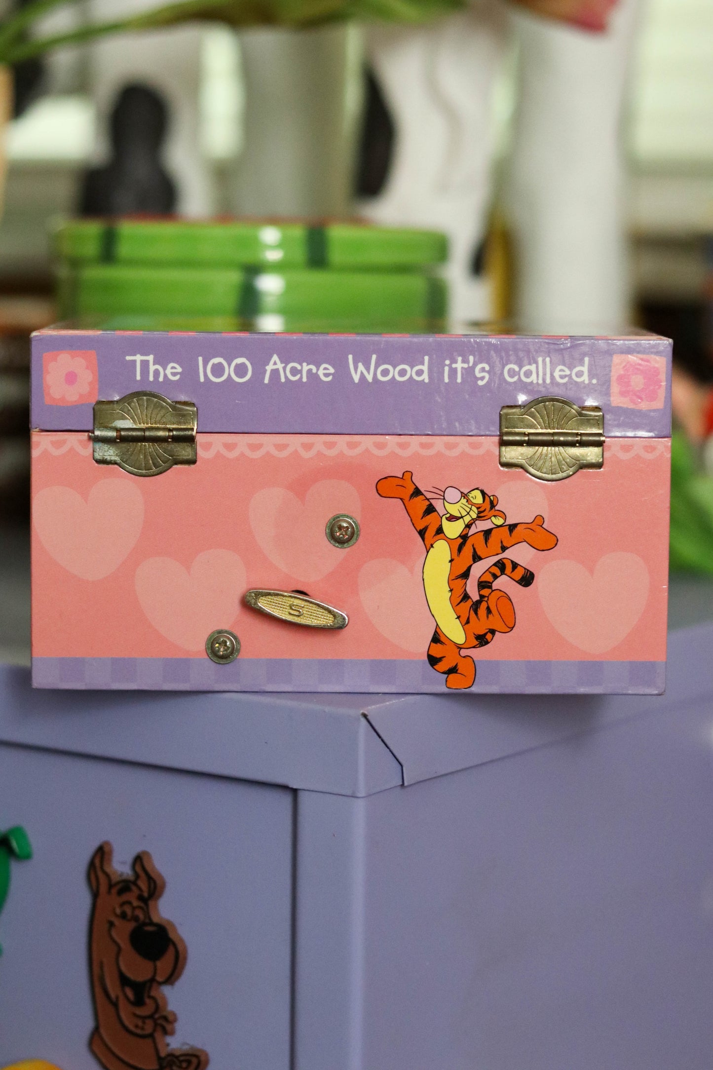 Vintage Winnie The Pooh & Friends Music Trinket Box
