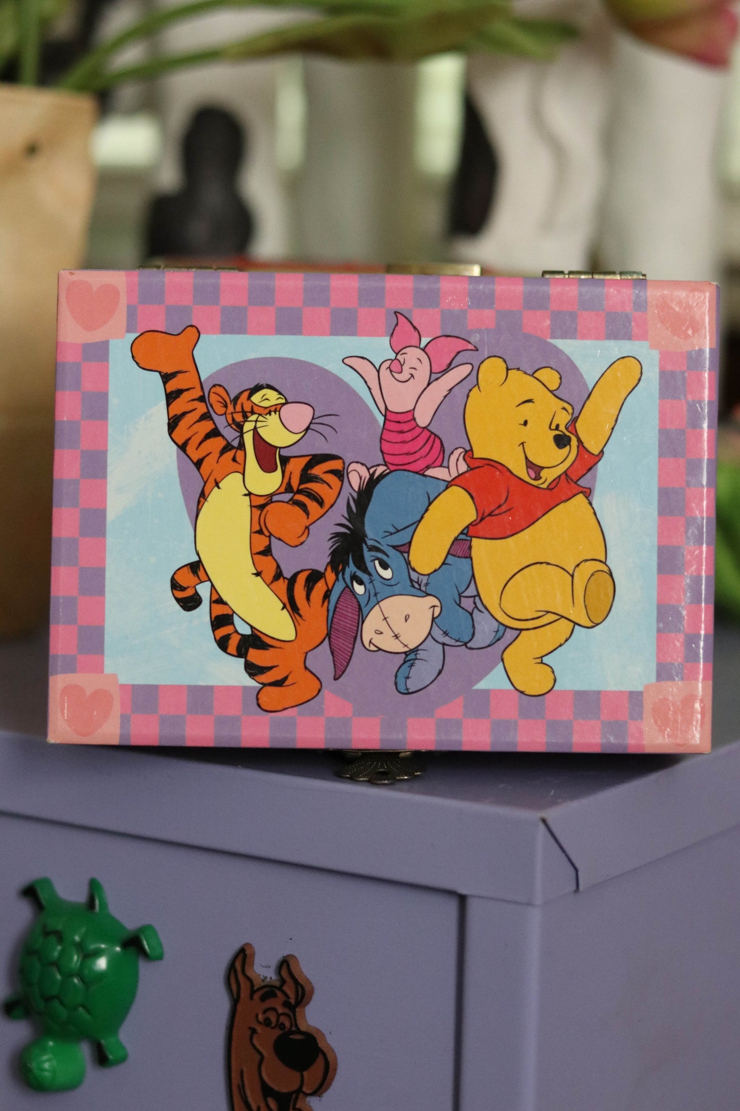 Vintage Winnie The Pooh & Friends Music Trinket Box