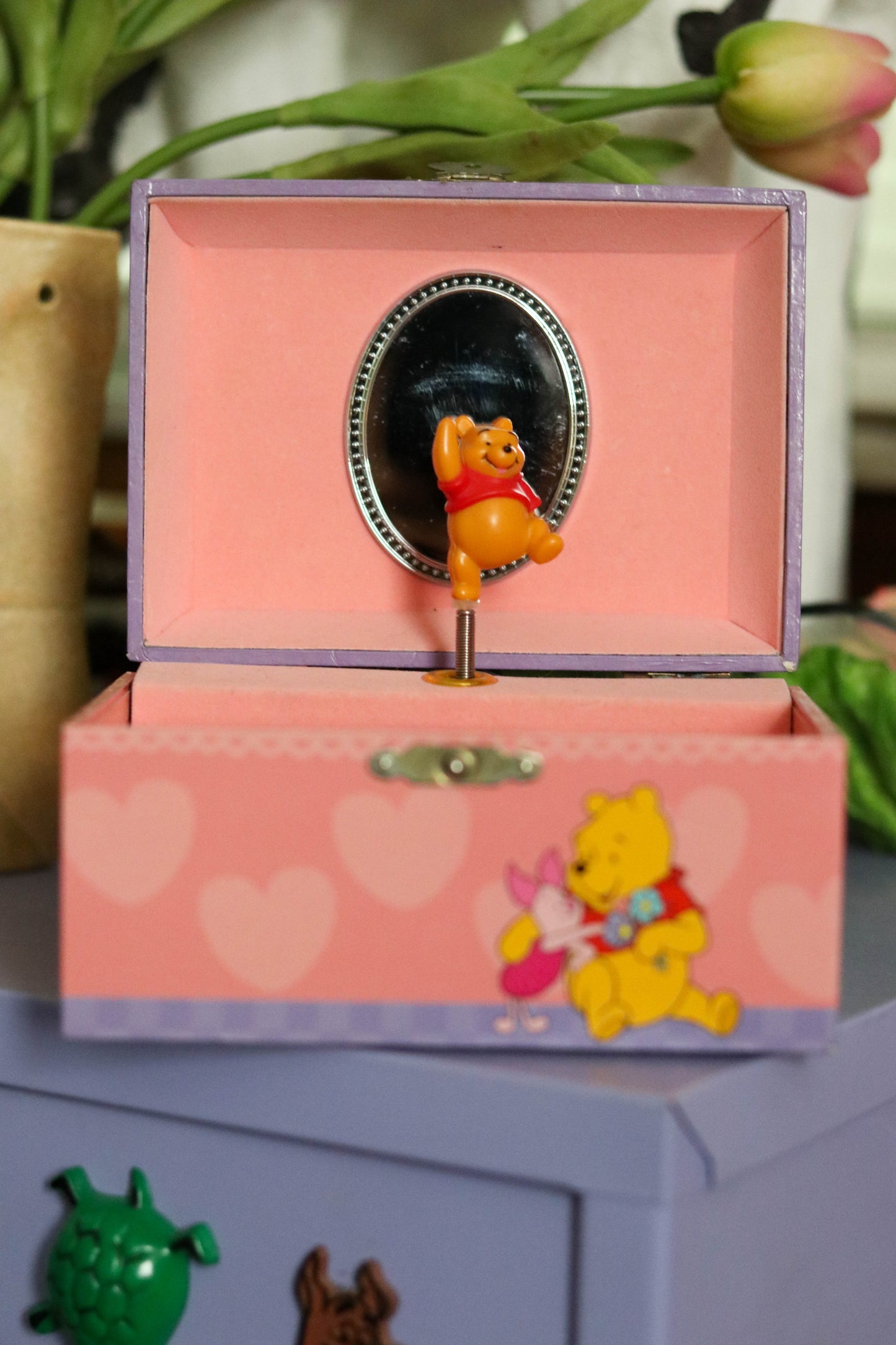 Vintage Winnie The Pooh & Friends Music Trinket Box